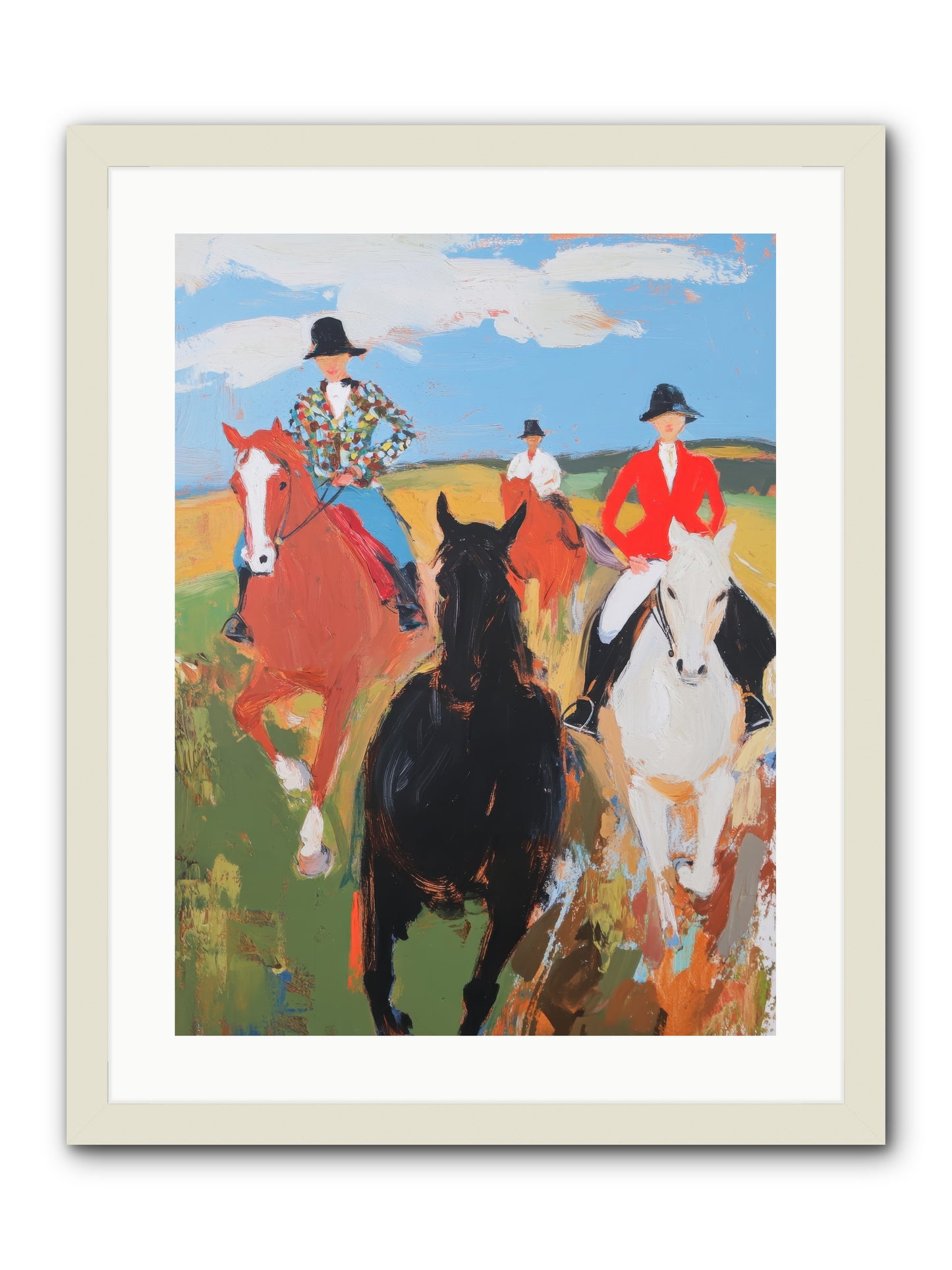 Peculiar Tuesday -- Framed Print - White 18x24
