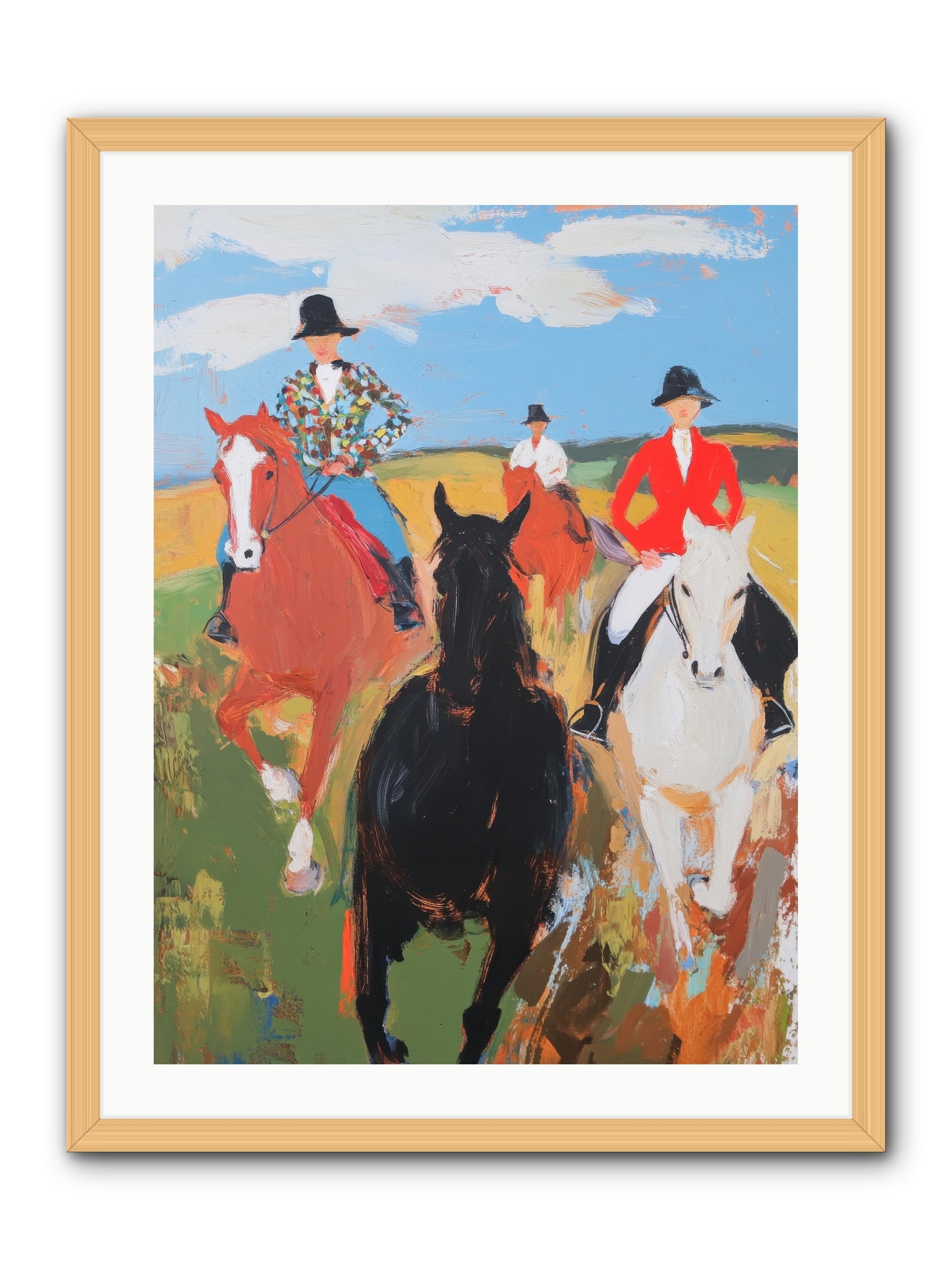 Peculiar Tuesday -- Framed Print - Natural 24x32