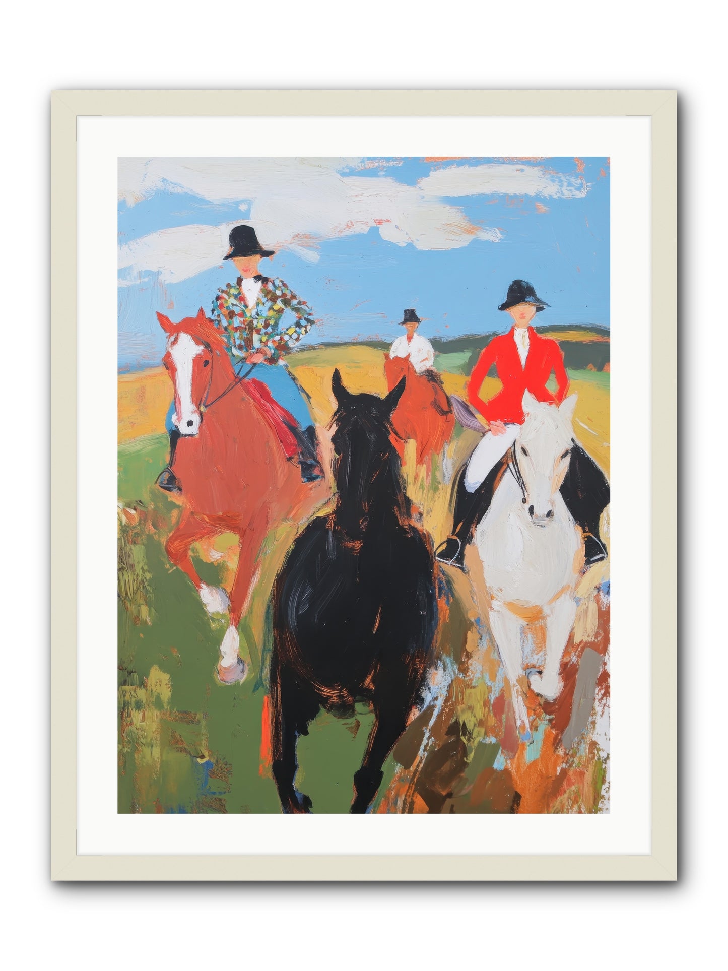 Peculiar Tuesday -- Framed Print - White 24x32