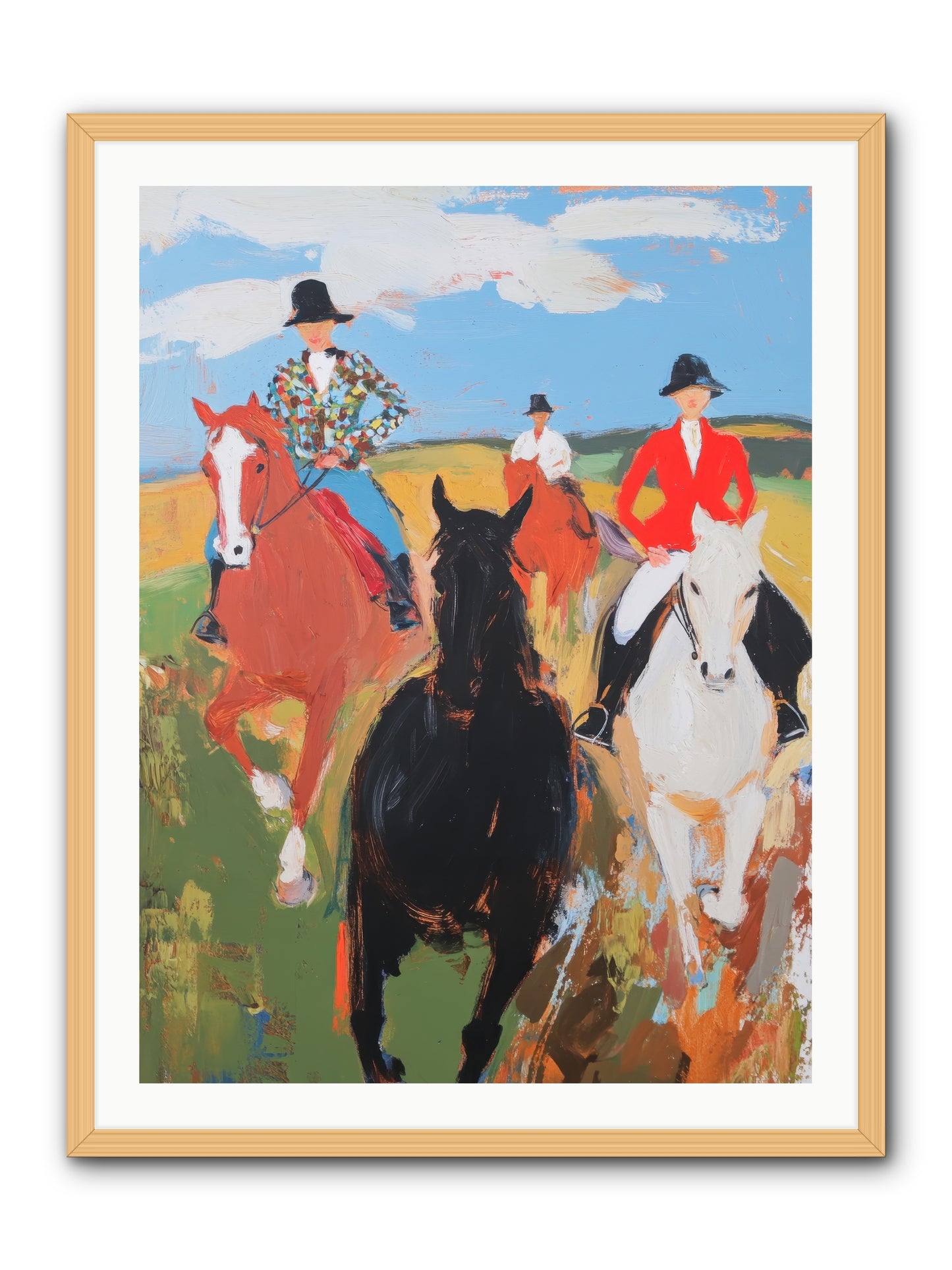 Peculiar Tuesday -- Framed Print - Natural 30x40