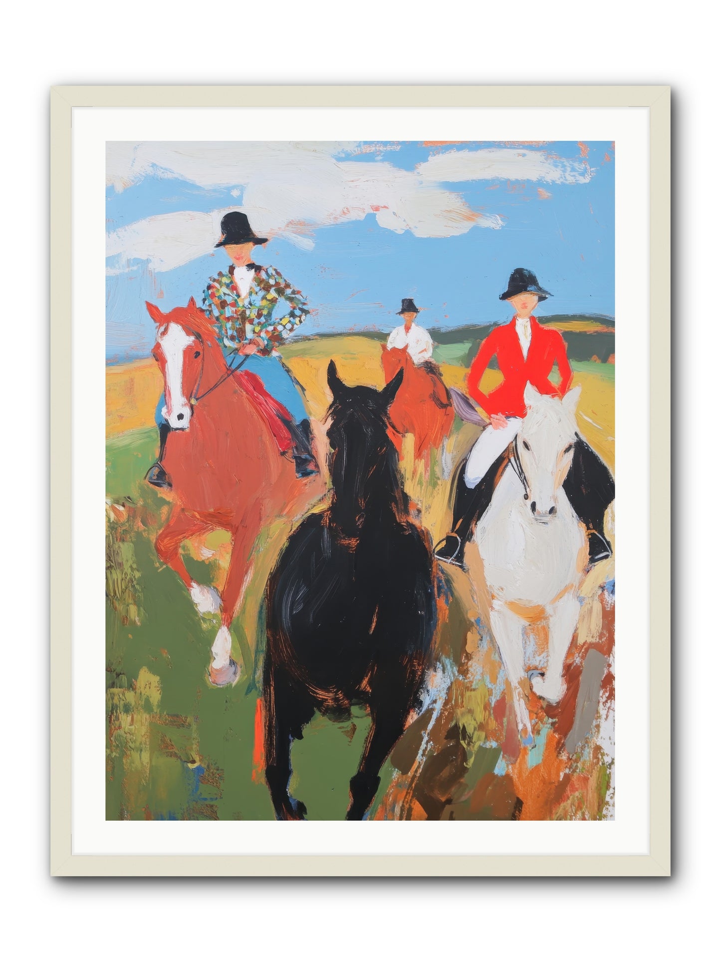 Peculiar Tuesday -- Framed Print - White 30x40