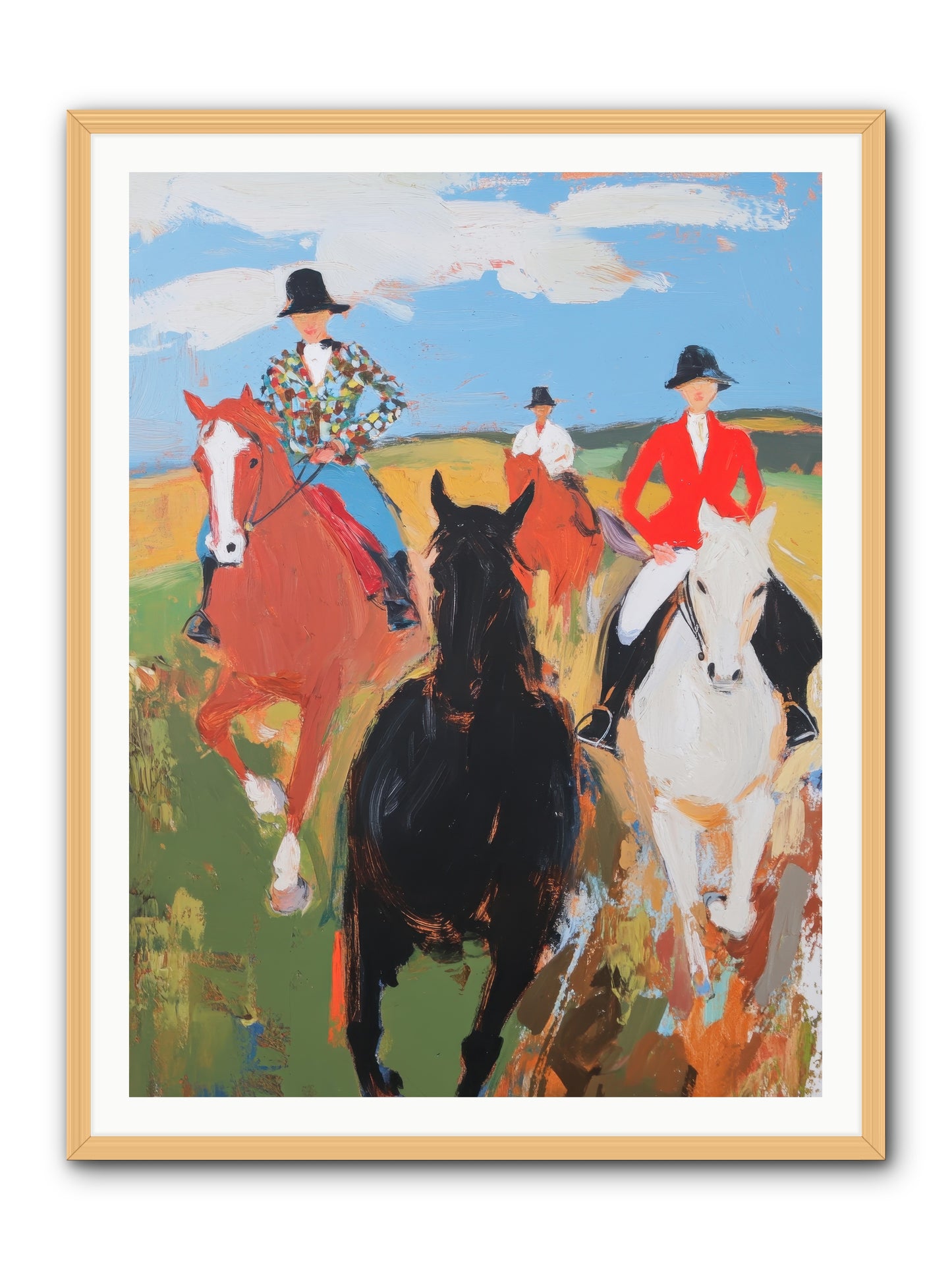 Peculiar Tuesday -- Framed Print - Natural 36x48