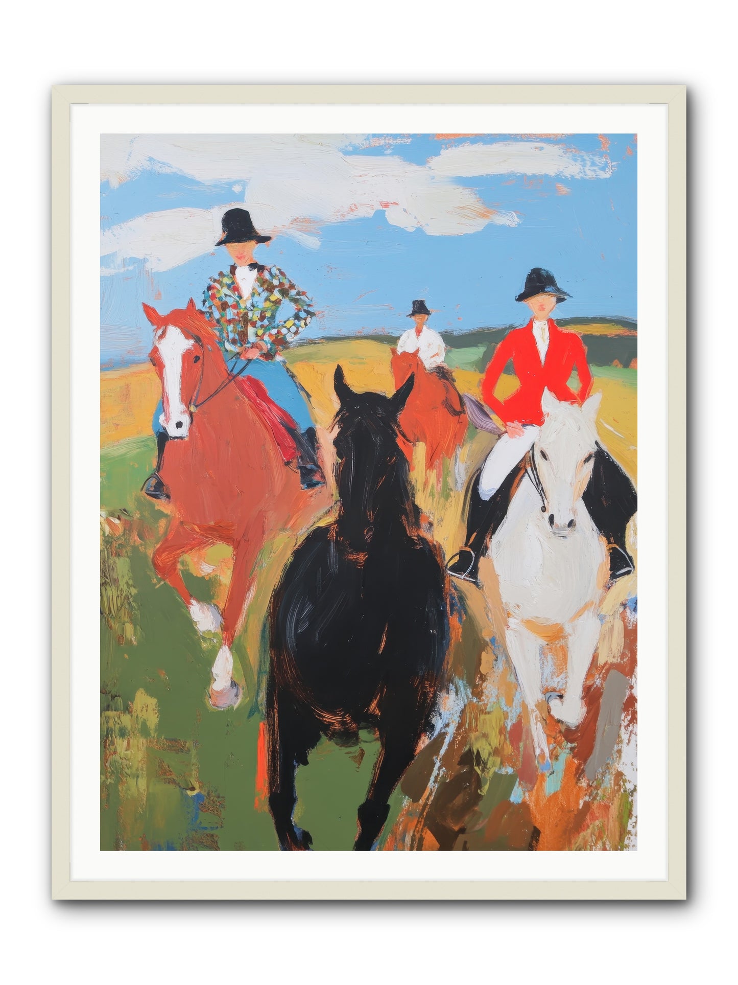 Peculiar Tuesday -- Framed Print - White 36x48