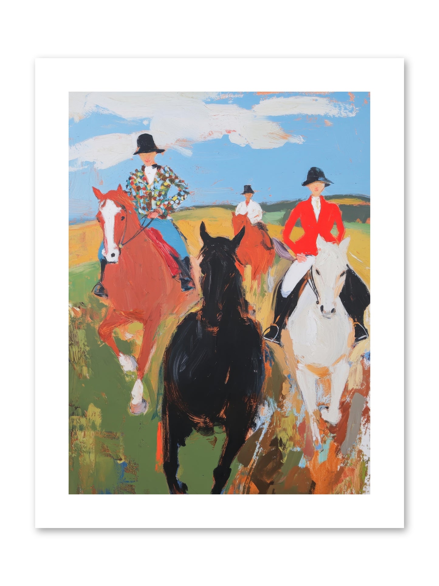 Peculiar Tuesday -- Loose Canvas Print 9x12