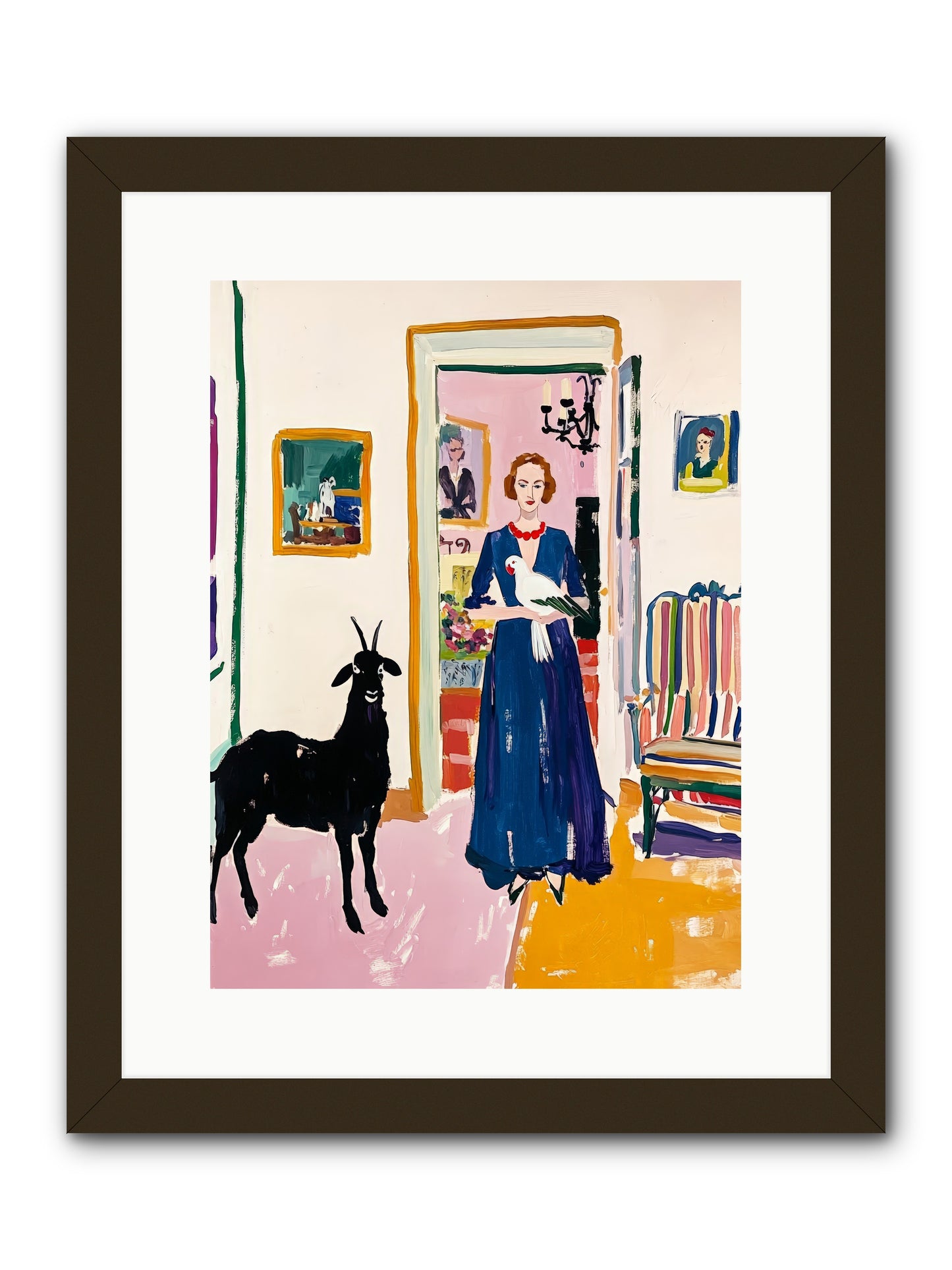 Penny Lane -- Framed Print - Black 12x16