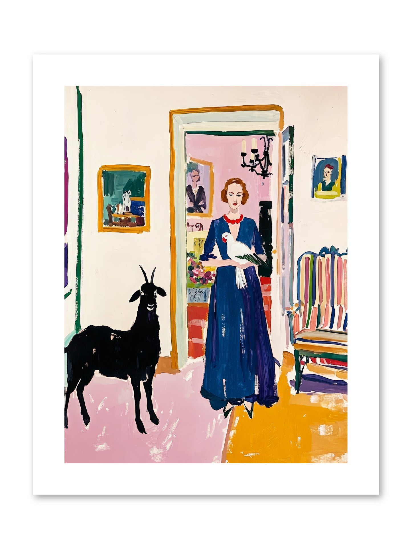 Penny Lane -- Loose Canvas Print 9x12