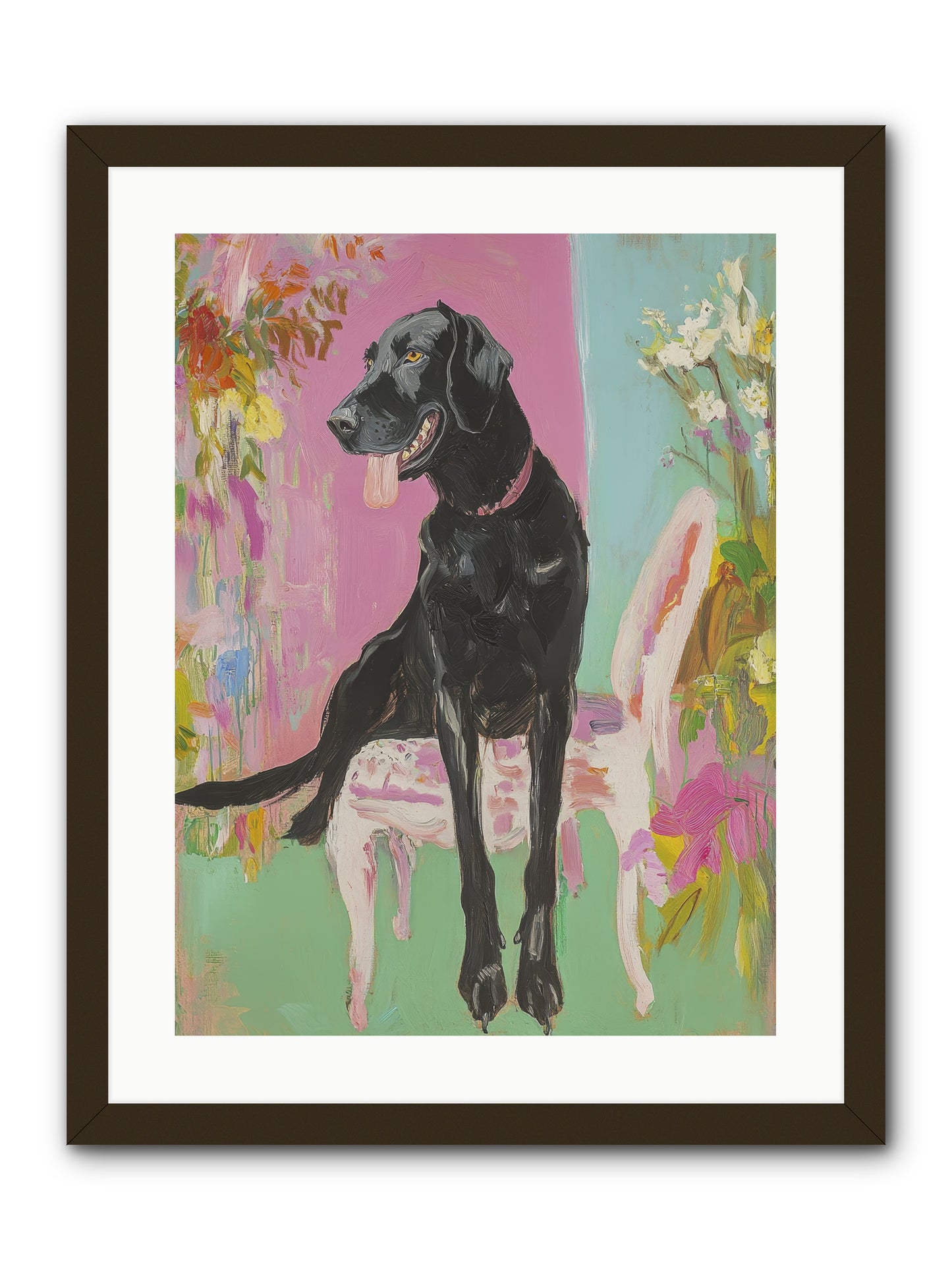 Penny Whistle -- Framed Print - Black 18x24
