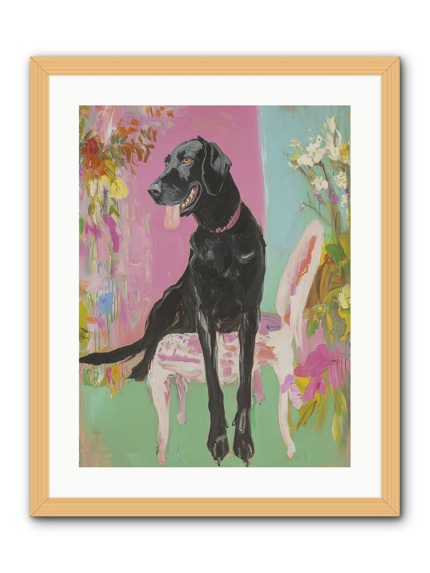 Penny Whistle -- Framed Print - Natural 18x24