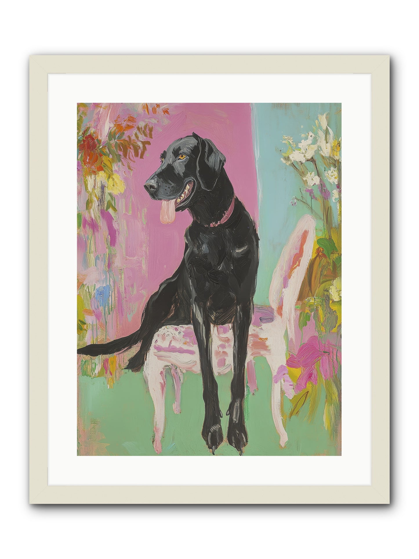 Penny Whistle -- Framed Print - White 18x24
