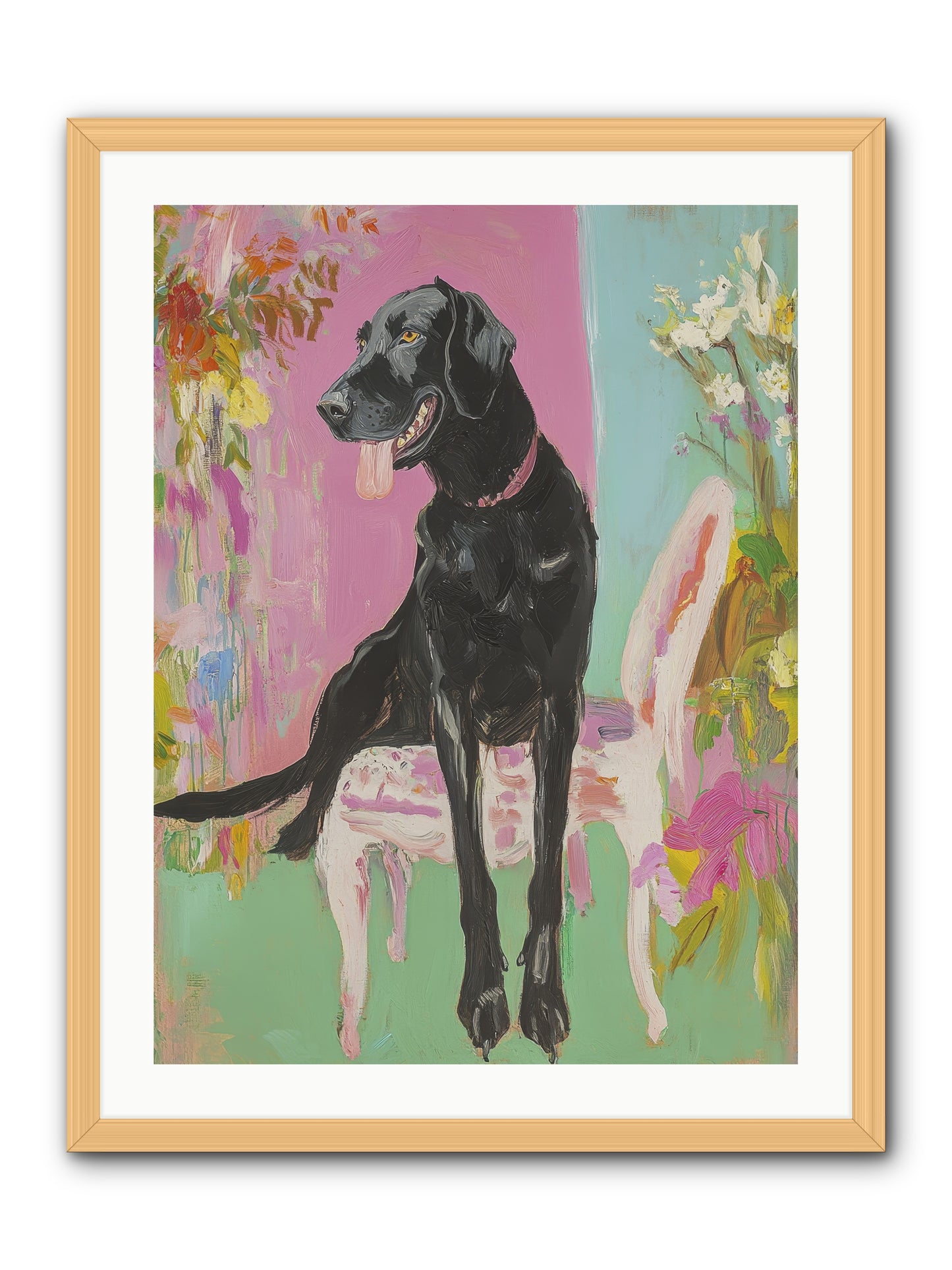 Penny Whistle -- Framed Print - Natural 24x32