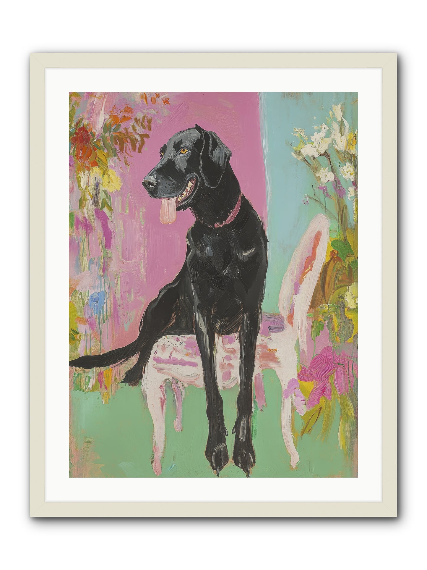 Penny Whistle -- Framed Print - White 24x32