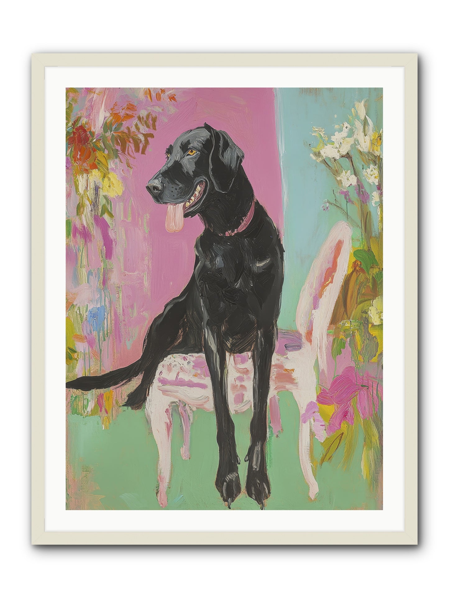 Penny Whistle -- Framed Print - White 30x40