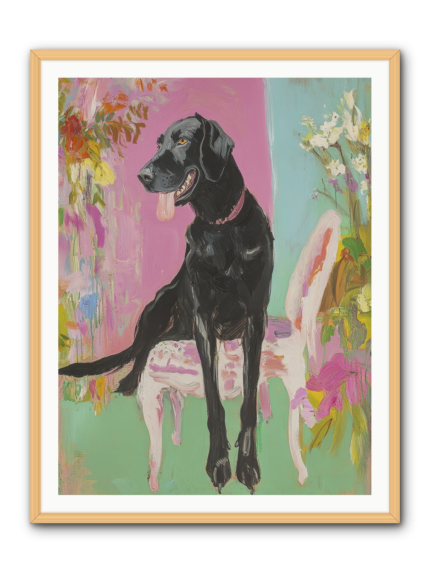 Penny Whistle -- Framed Print - Natural 36x48