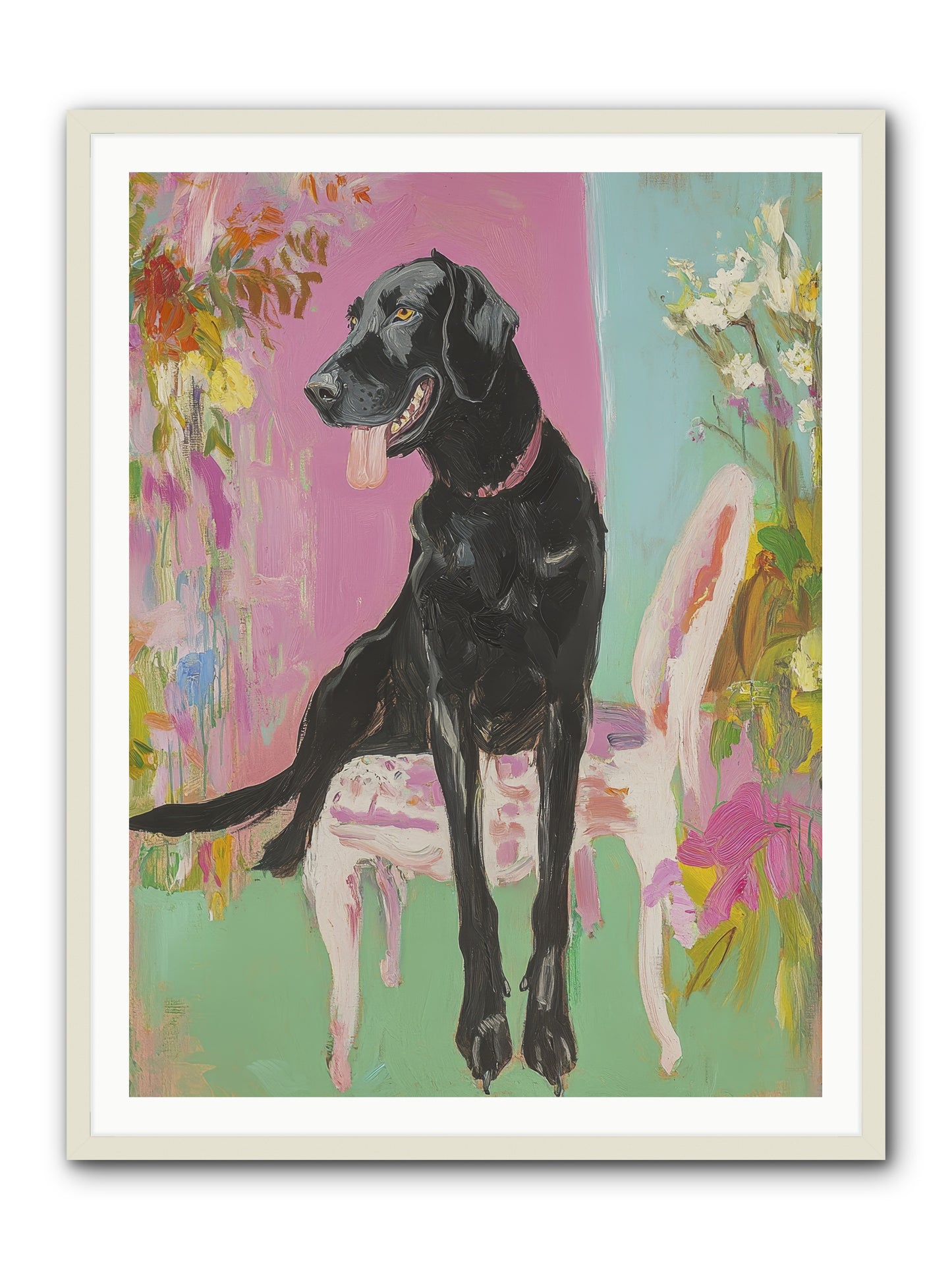 Penny Whistle -- Framed Print - White 36x48