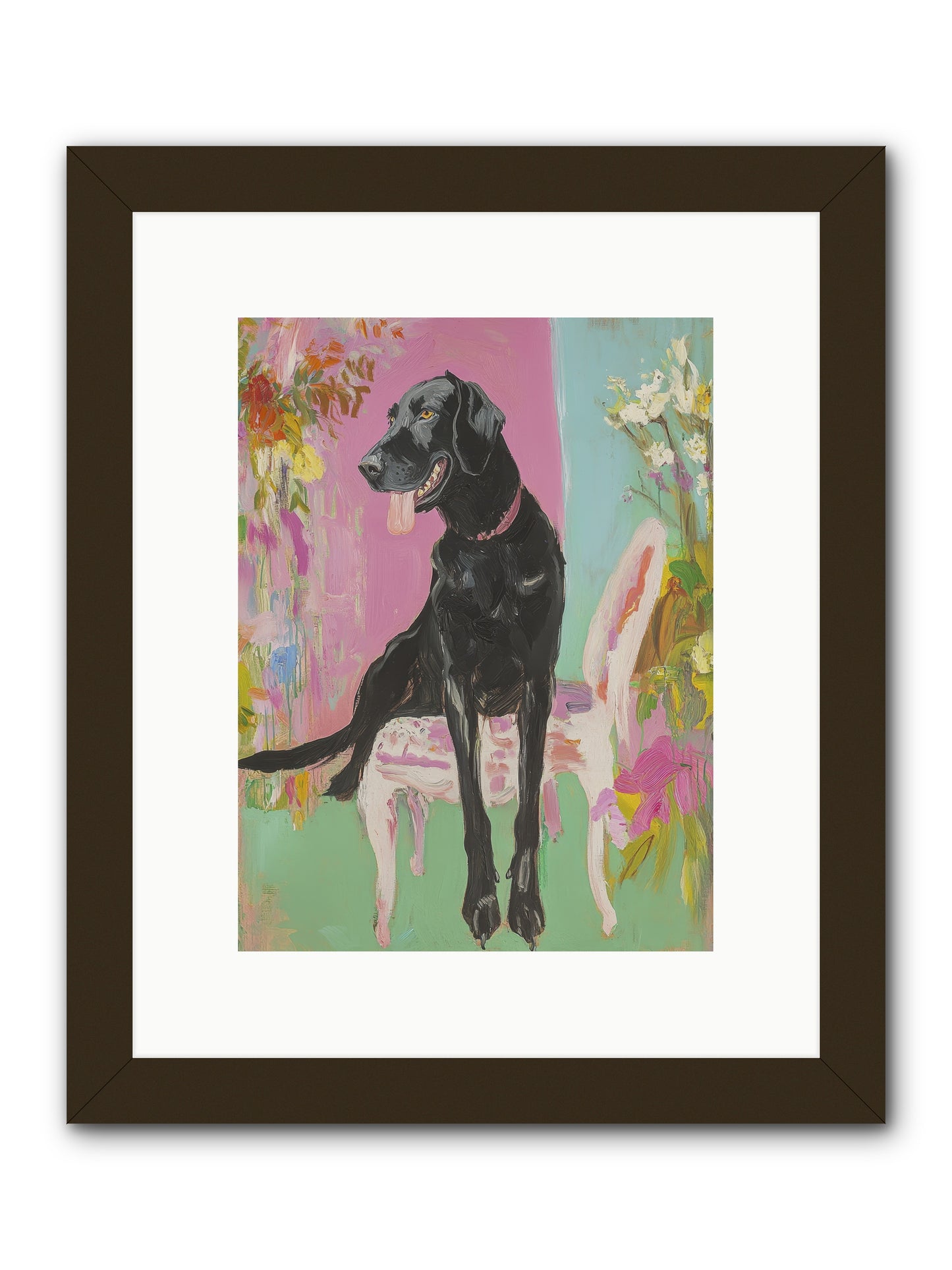 Penny Whistle -- Framed Print - Black 9x12