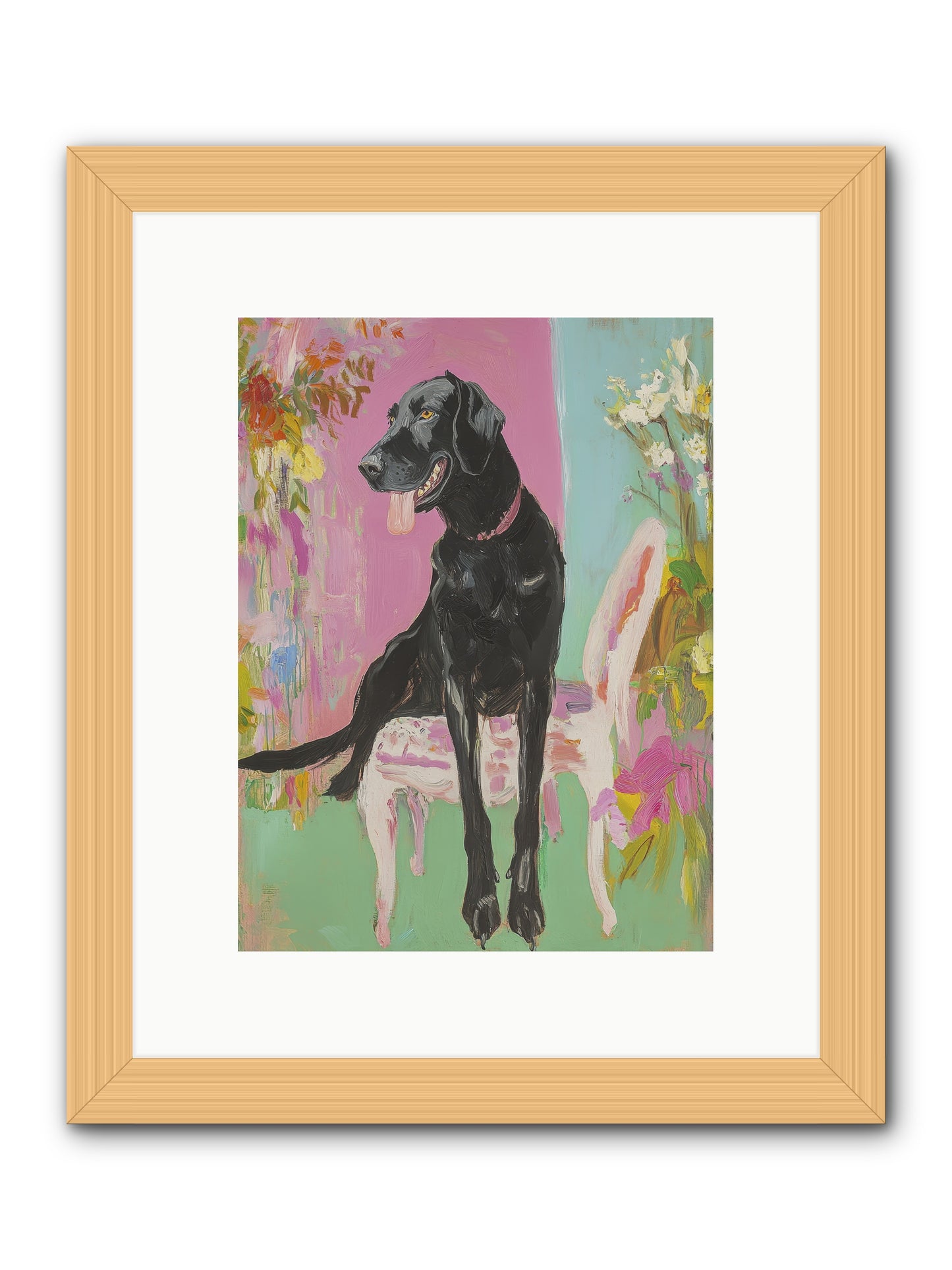 Penny Whistle -- Framed Print - Natural 9x12