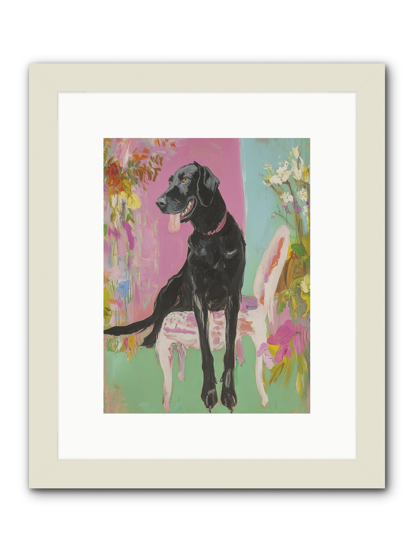 Penny Whistle -- Framed Print - White 9x12
