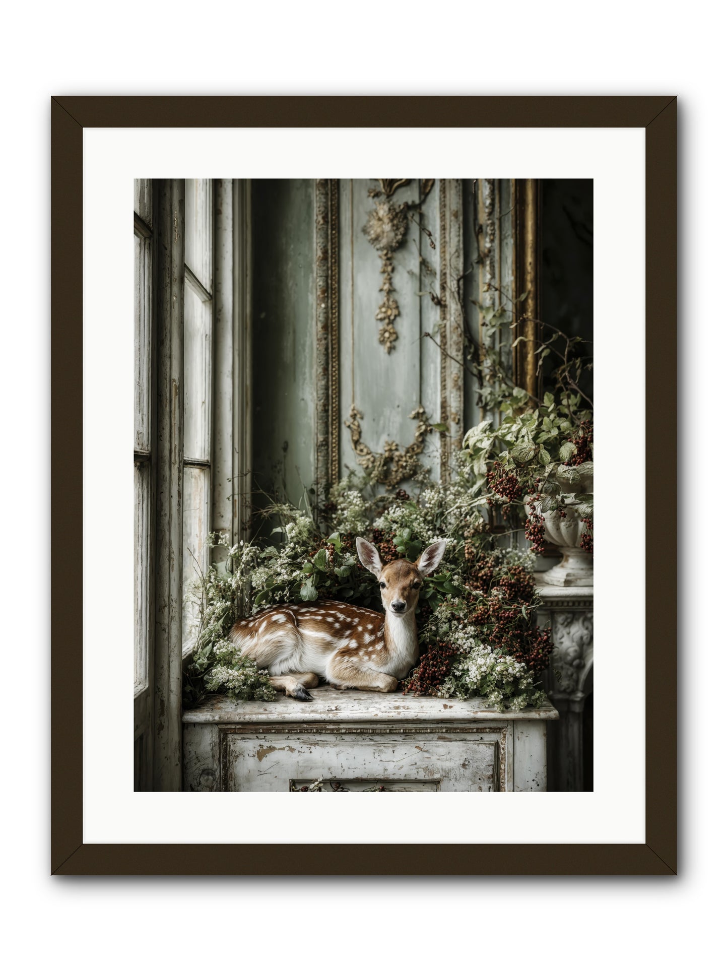 Percival -- Framed Print - Black 18x24