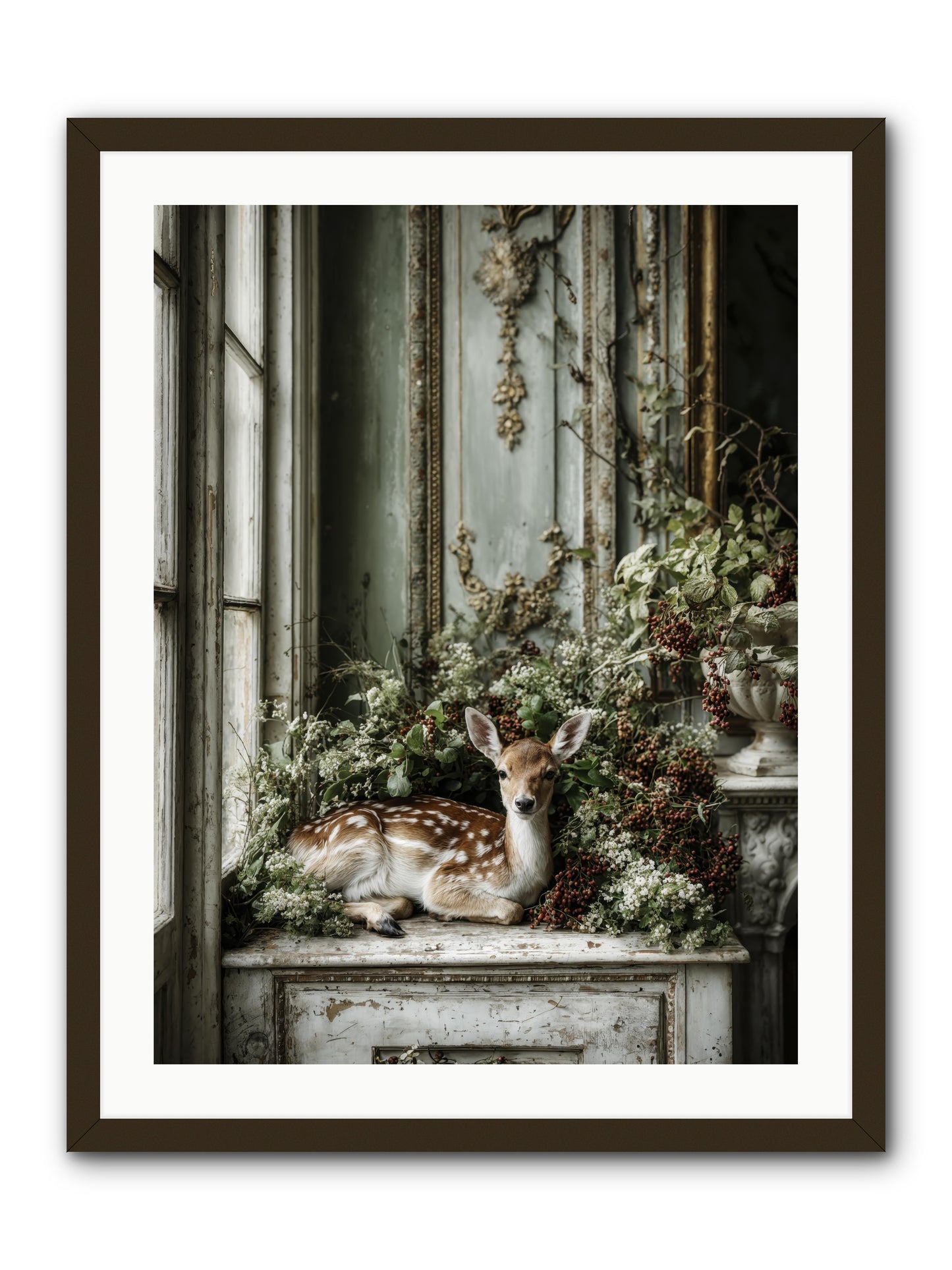 Percival -- Framed Print - Black 24x32