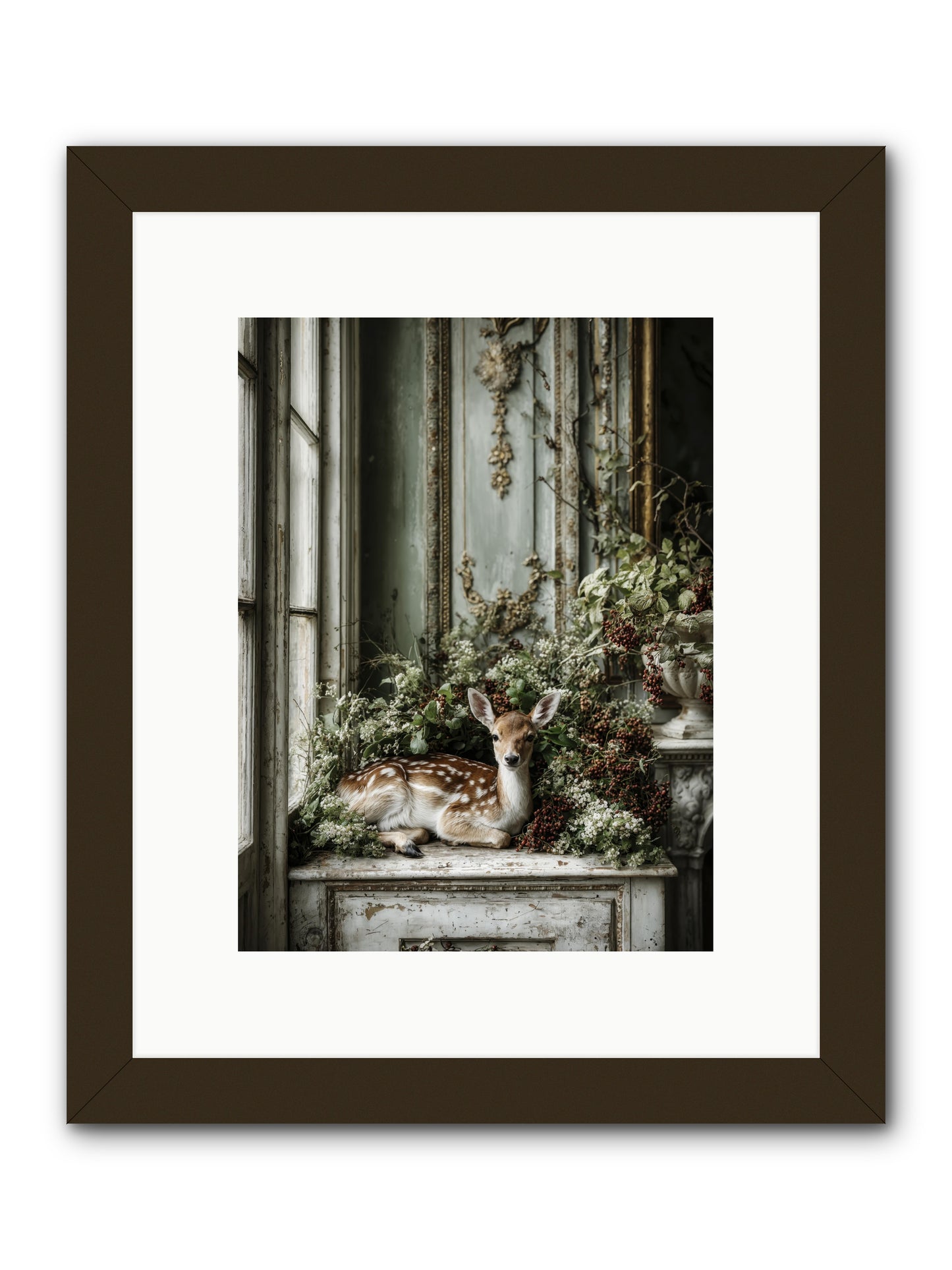 Percival -- Framed Print - Black 9x12