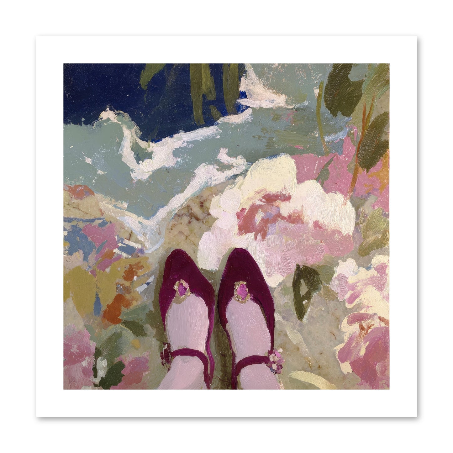 Perfect Placement -- Loose Canvas Print 12x12