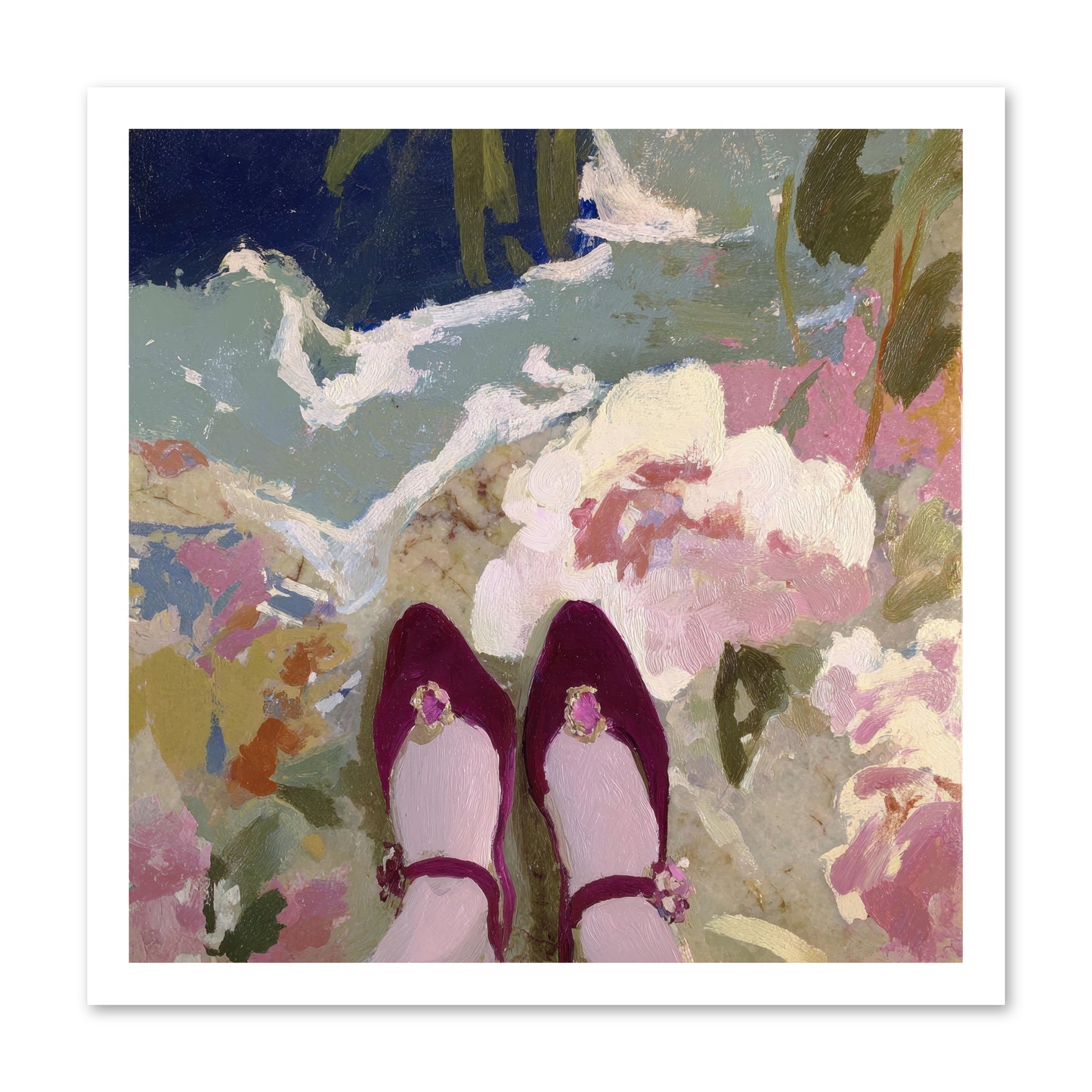 Perfect Placement -- Loose Canvas Print 20x20