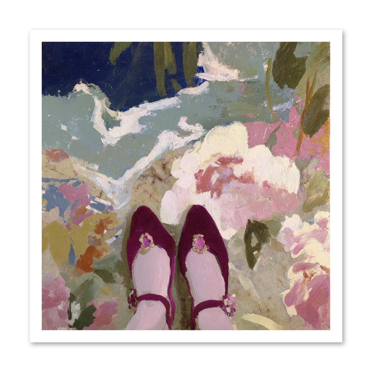 Perfect Placement -- Loose Canvas Print 24x24