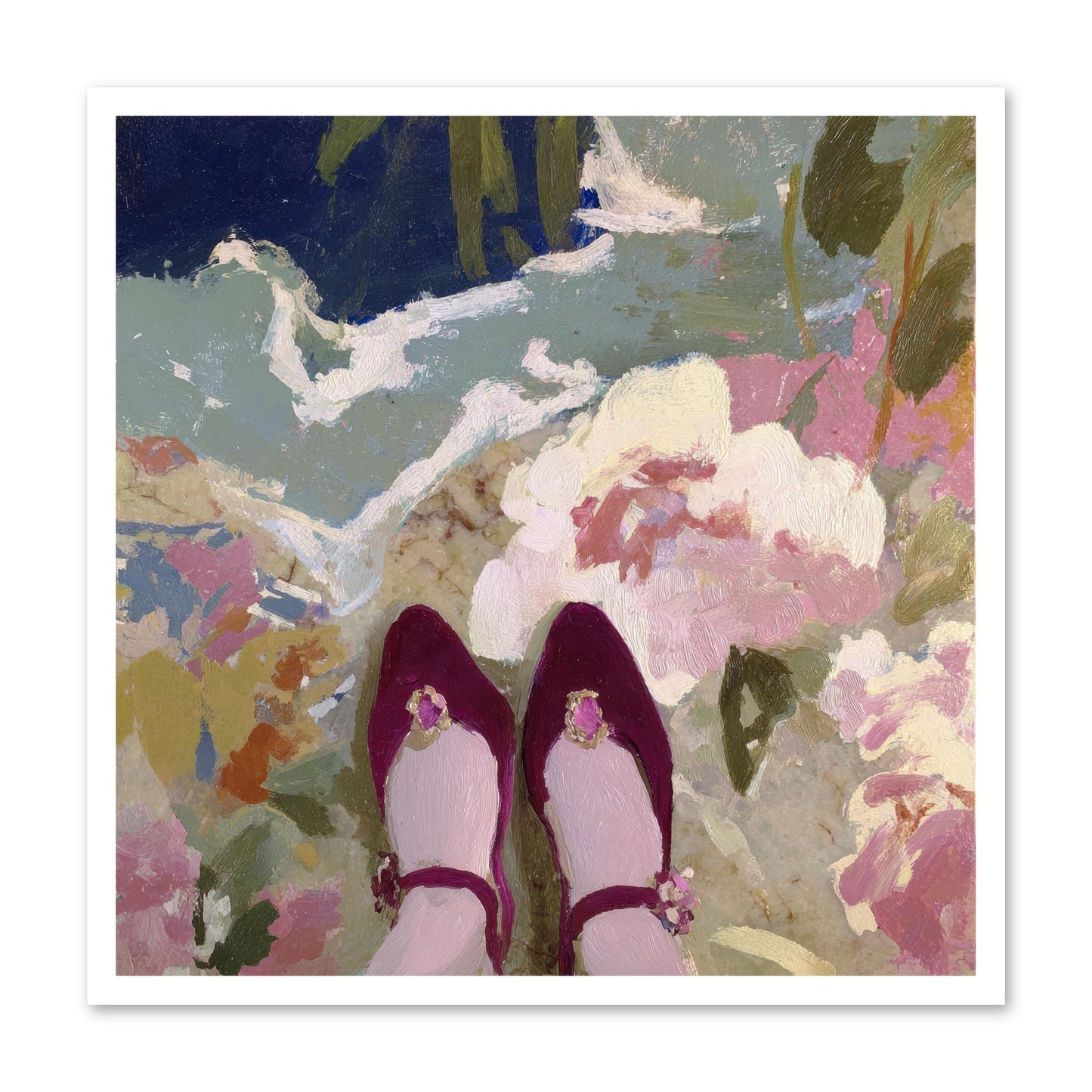 Perfect Placement -- Loose Canvas Print 30x30
