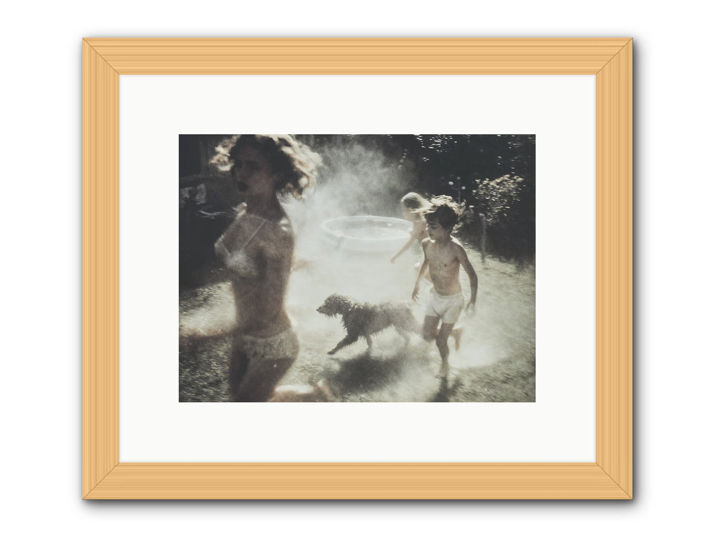 Performing Wildness -- Framed Print - Natural 12x9