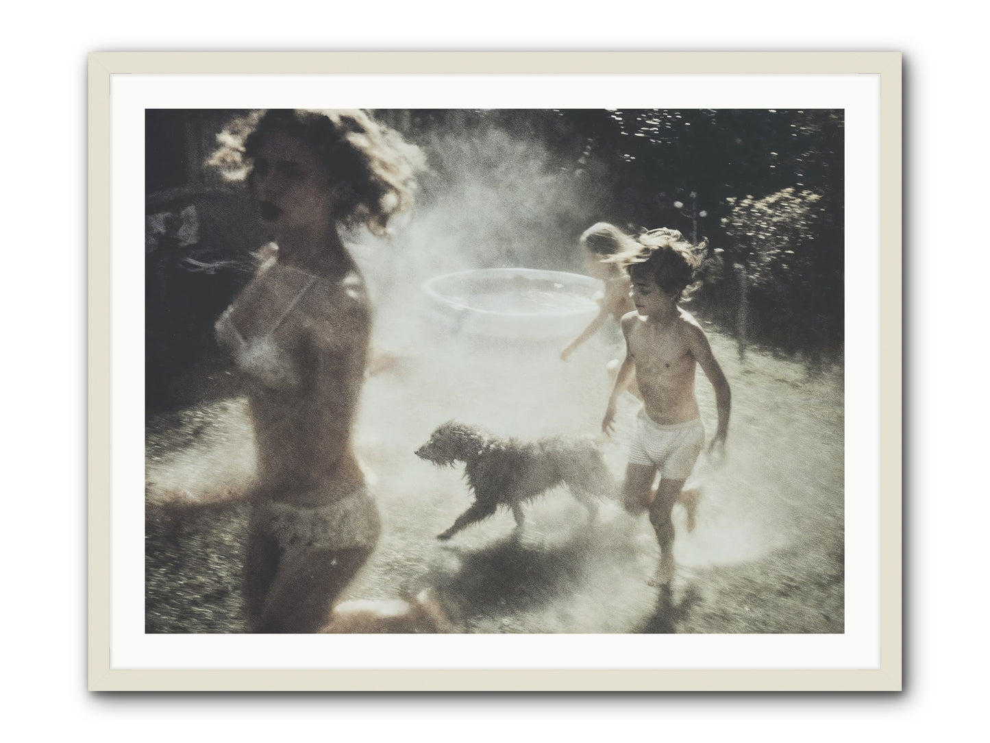 Performing Wildness -- Framed Print - White 40x30
