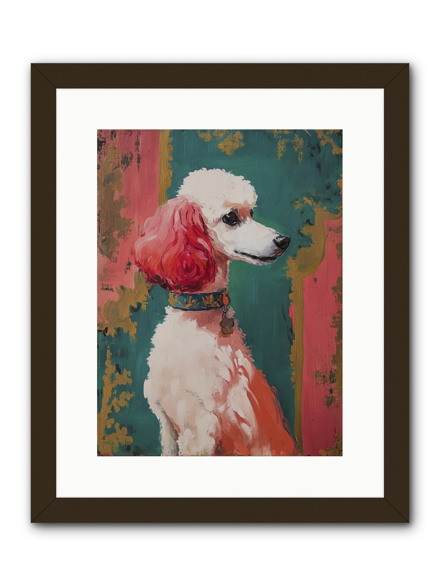 Periwinkle -- Framed Print - Black 12x16
