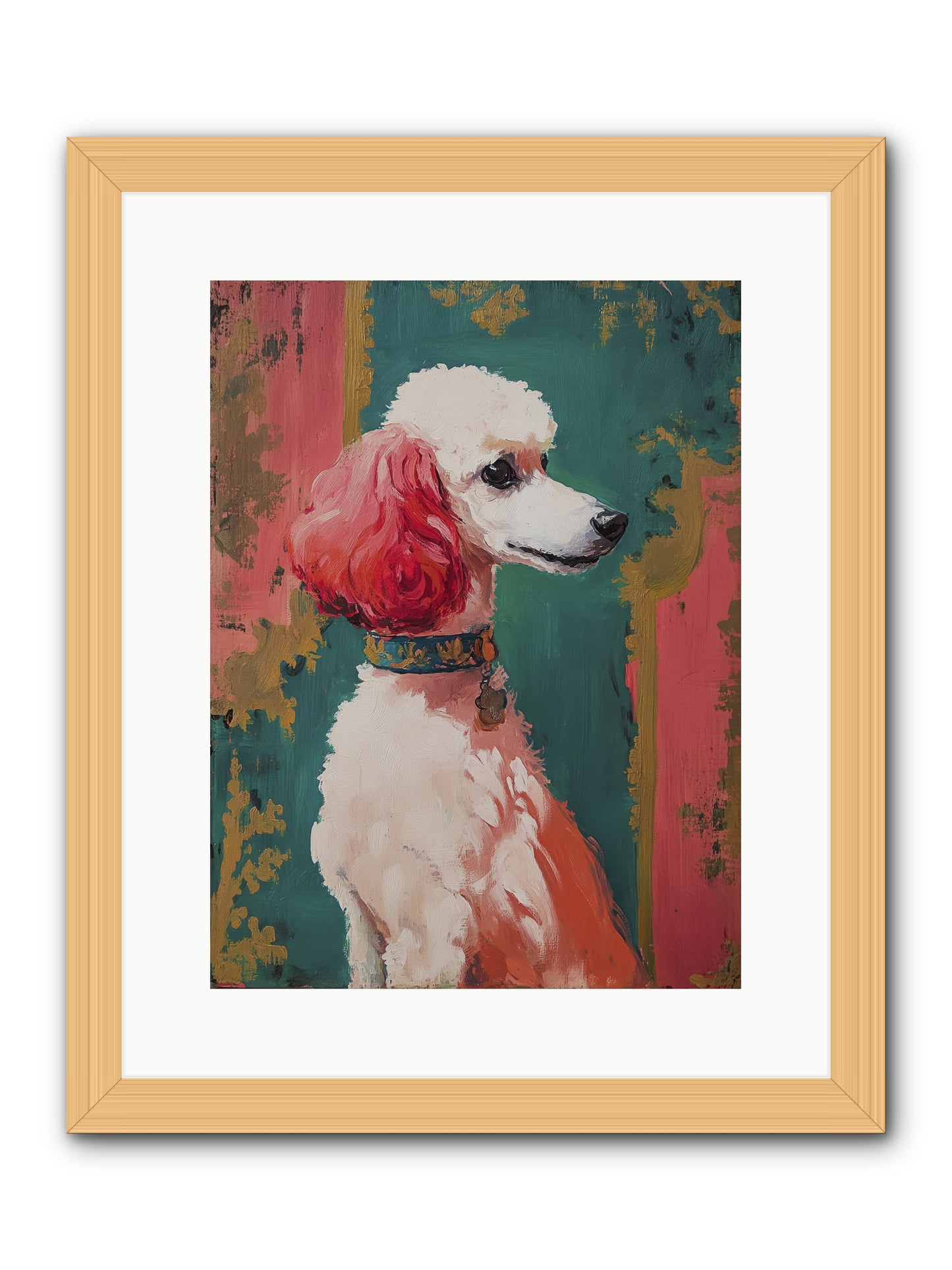 Periwinkle -- Framed Print - Natural 12x16