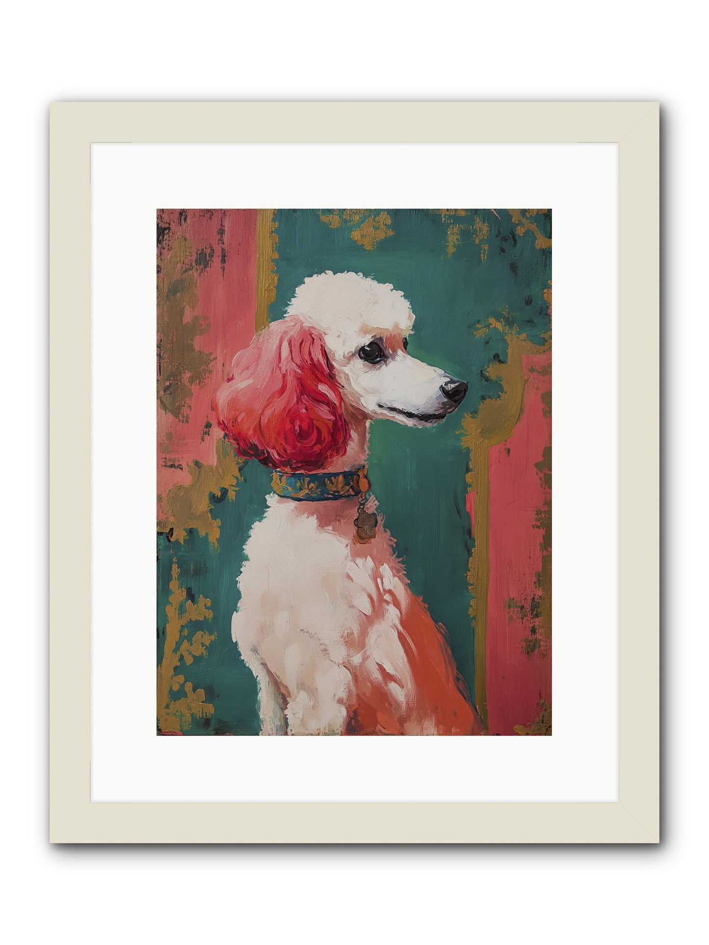 Periwinkle -- Framed Print - White 12x16