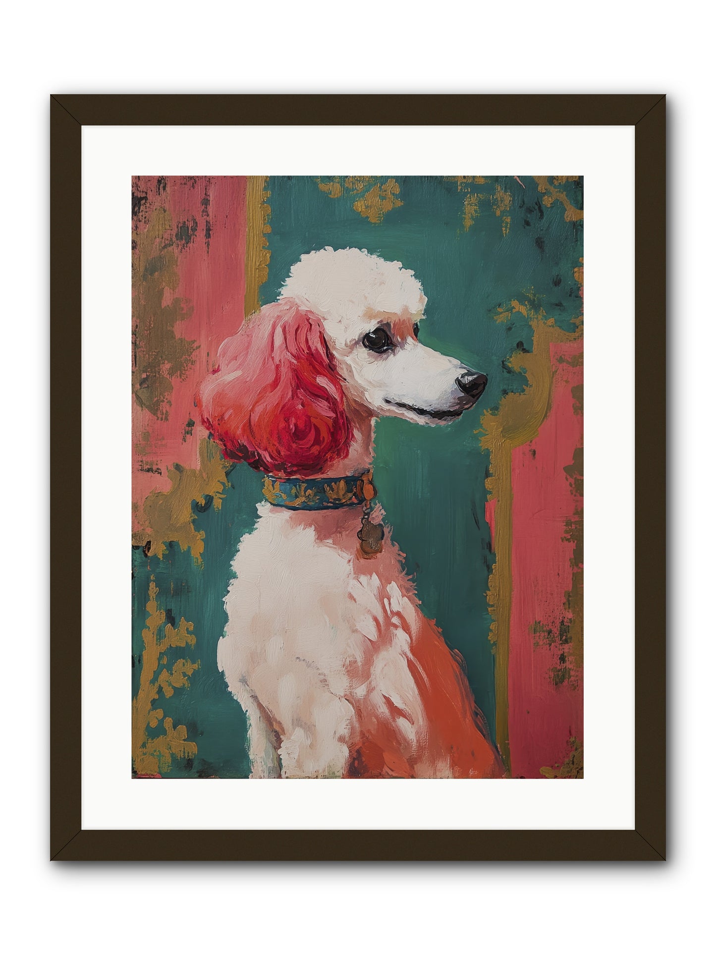 Periwinkle -- Framed Print - Black 18x24