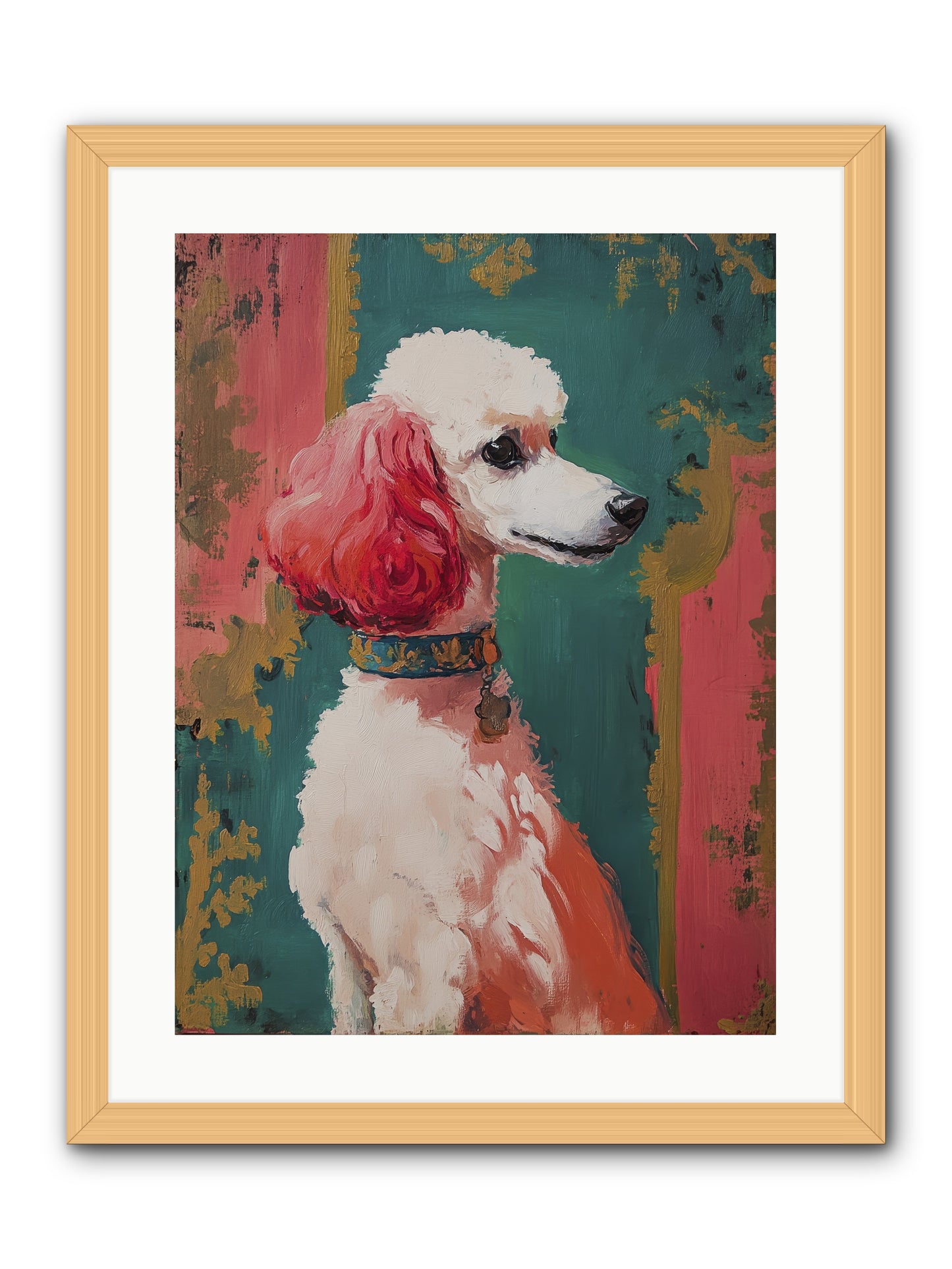 Periwinkle -- Framed Print - Natural 18x24