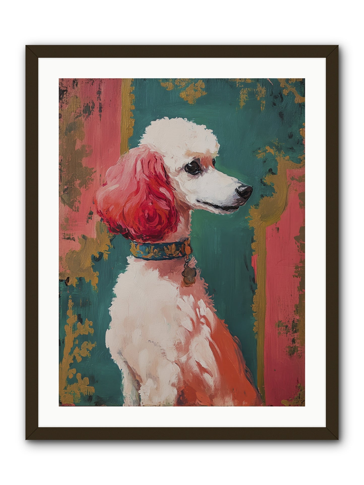 Periwinkle -- Framed Print - Black 24x32