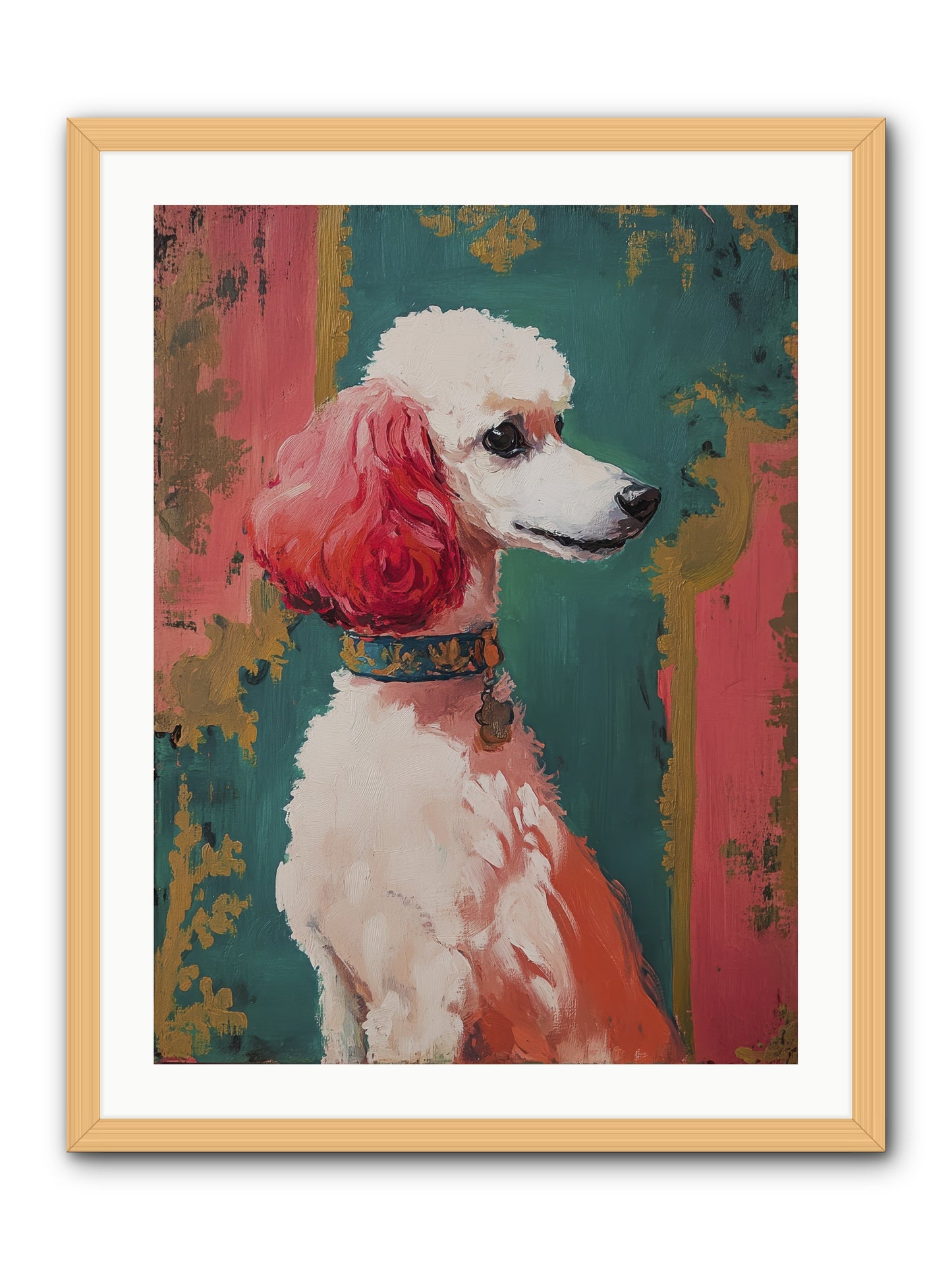 Periwinkle -- Framed Print - Natural 24x32