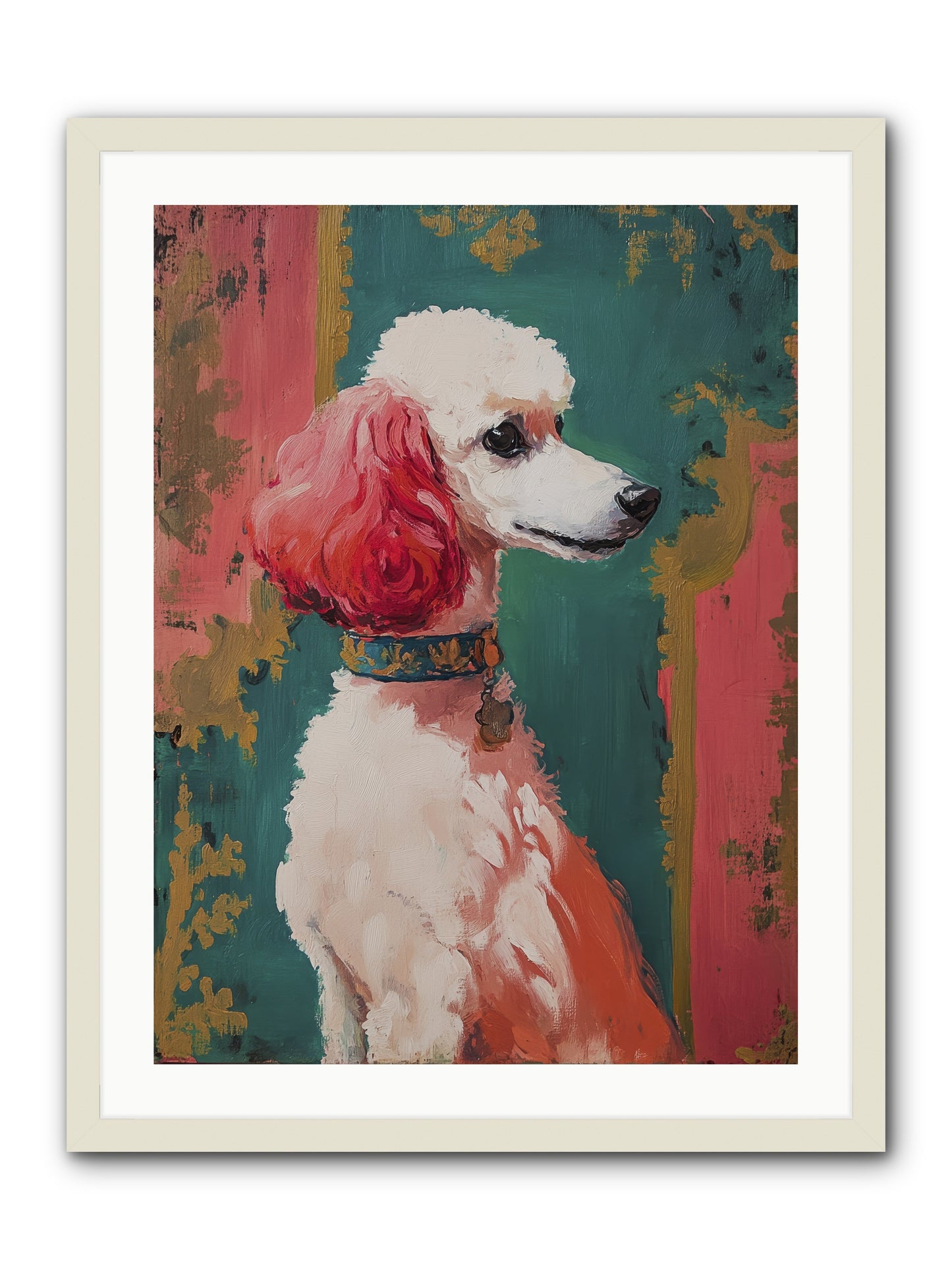 Periwinkle -- Framed Print - White 24x32