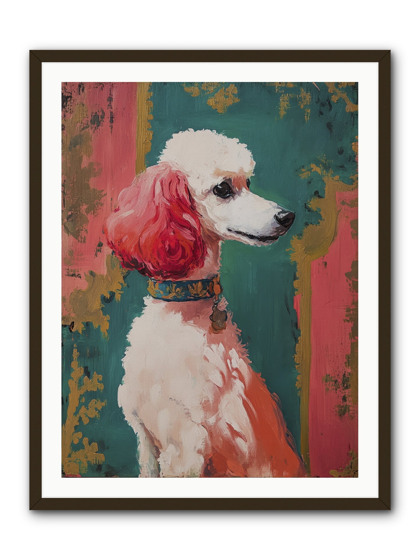 Periwinkle -- Framed Print - Black 30x40