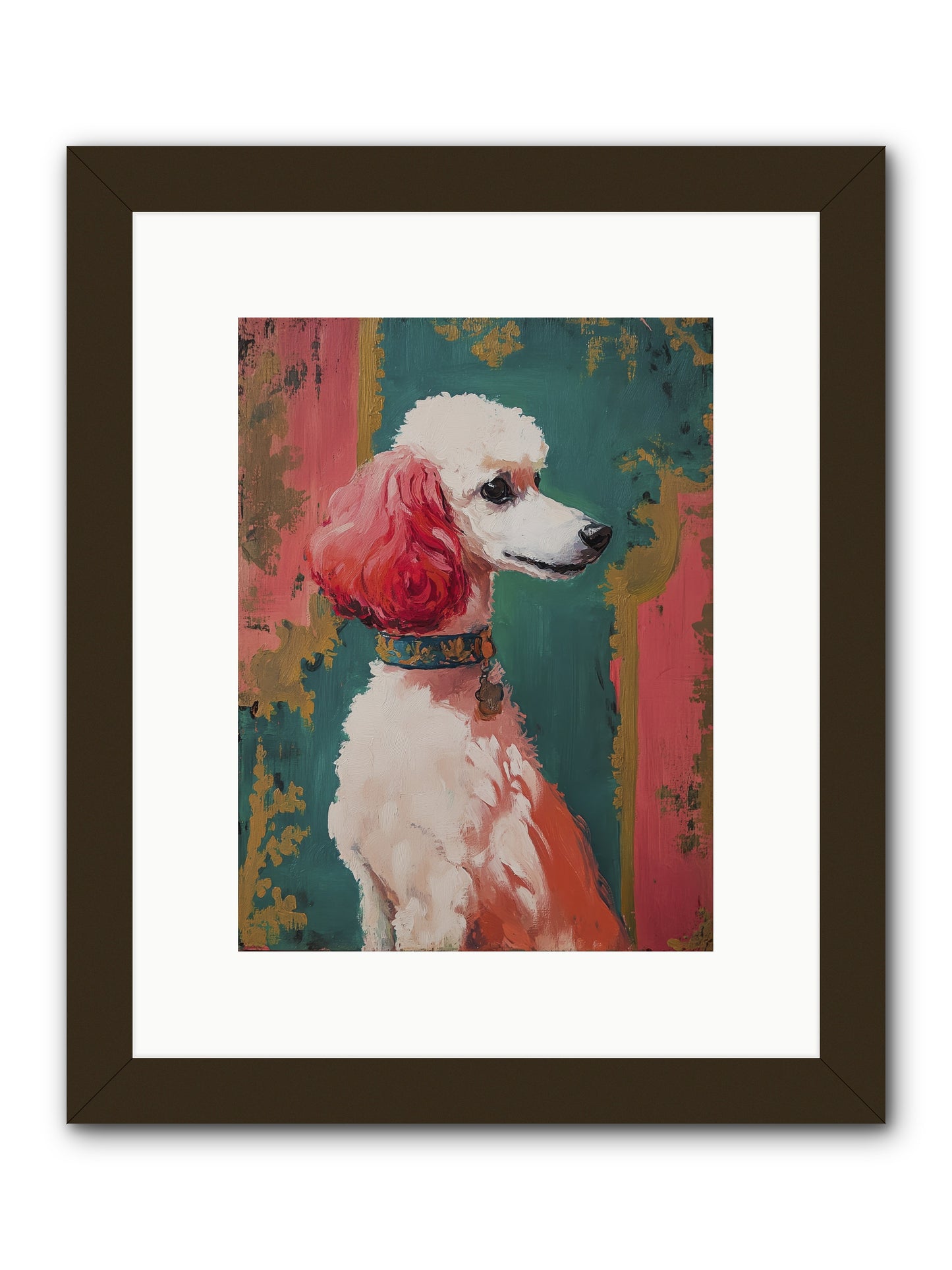 Periwinkle -- Framed Print - Black 9x12