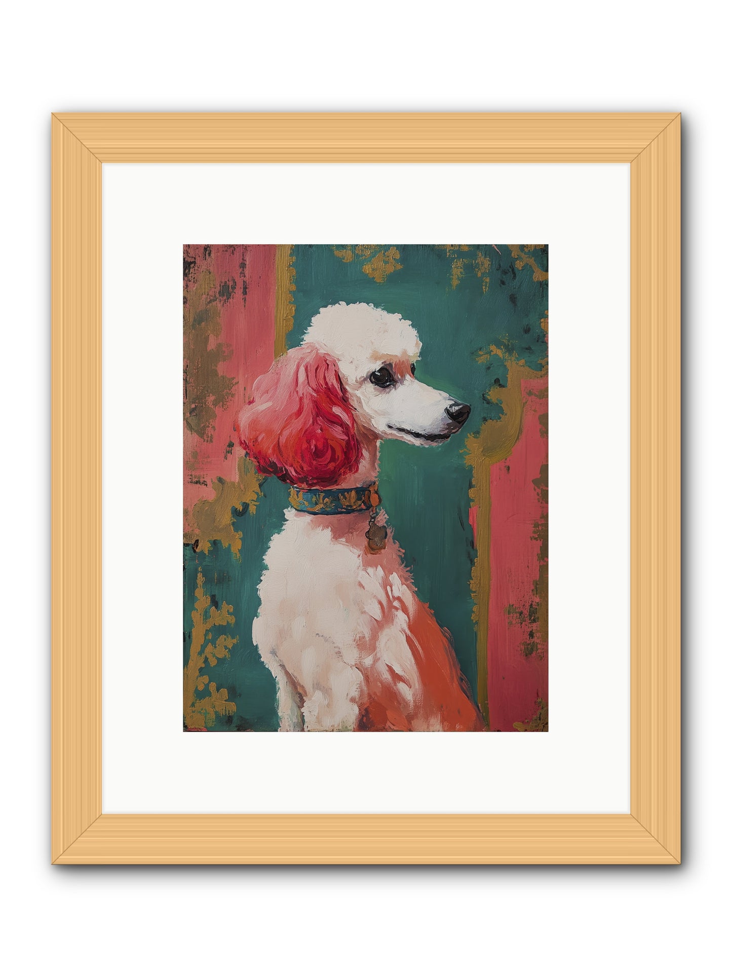 Periwinkle -- Framed Print - Natural 9x12