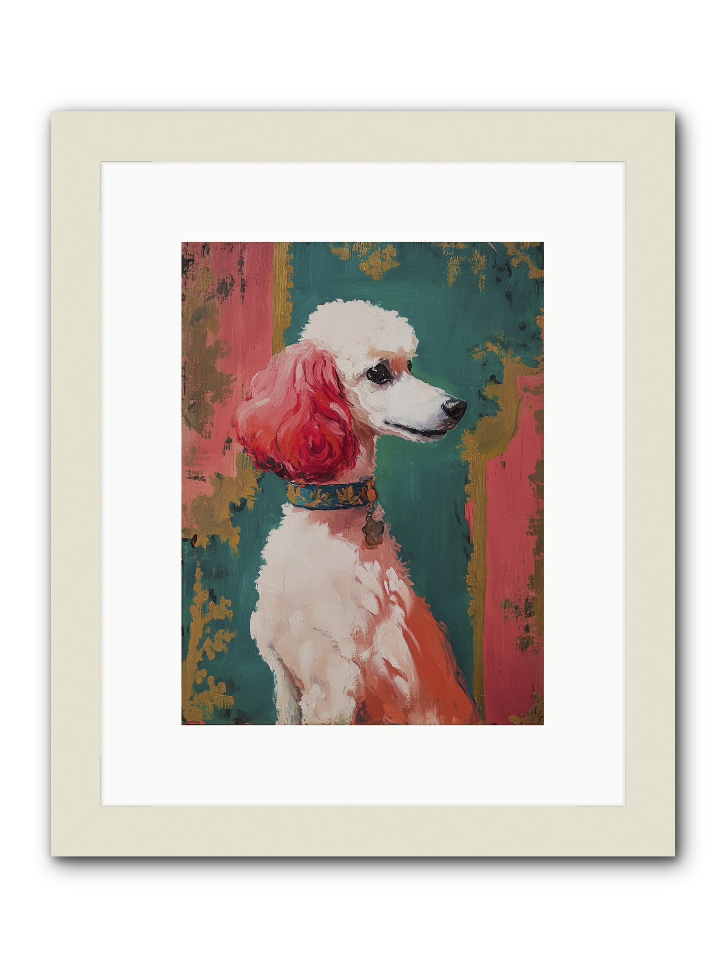 Periwinkle -- Framed Print - White 9x12
