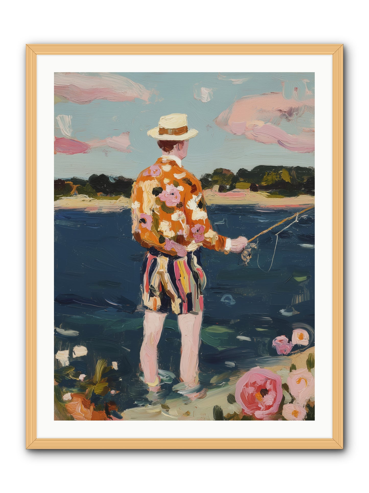 Permanent Vacation -- Framed Print - Natural 30x40