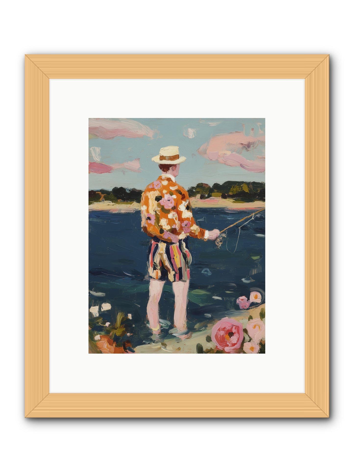 Permanent Vacation -- Framed Print - Natural 9x12