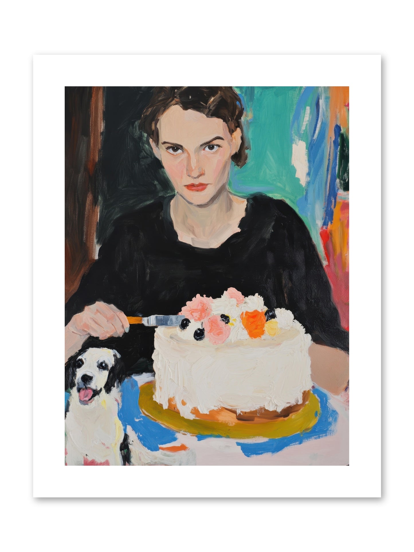 Perpetual Pastries -- Loose Canvas Print 9x12