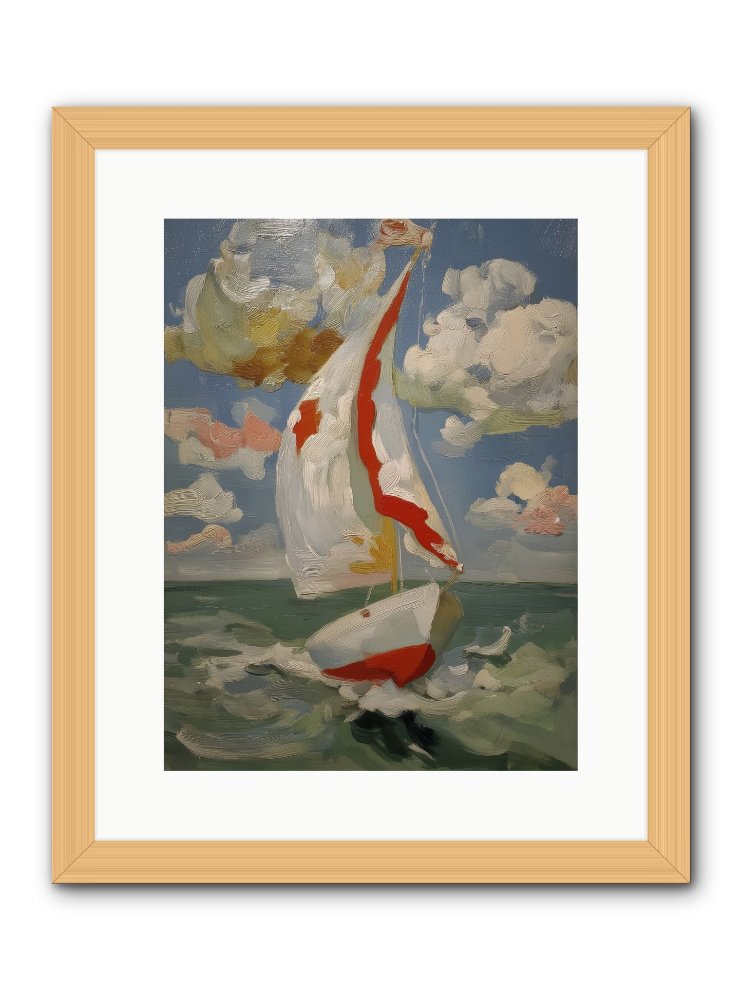 Perpetual Sunshine -- Framed Print - Natural 12x16