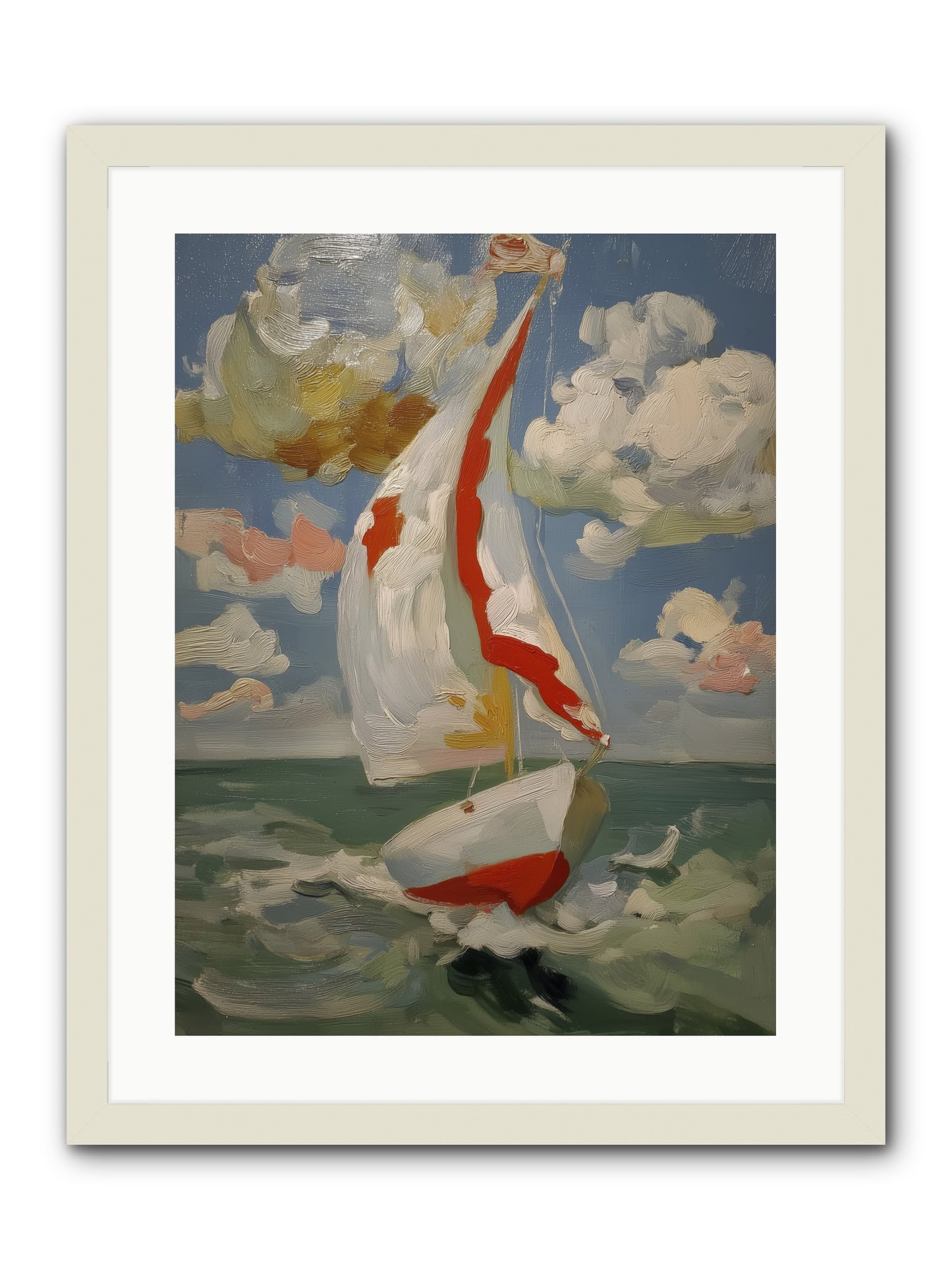 Perpetual Sunshine -- Framed Print - White 18x24