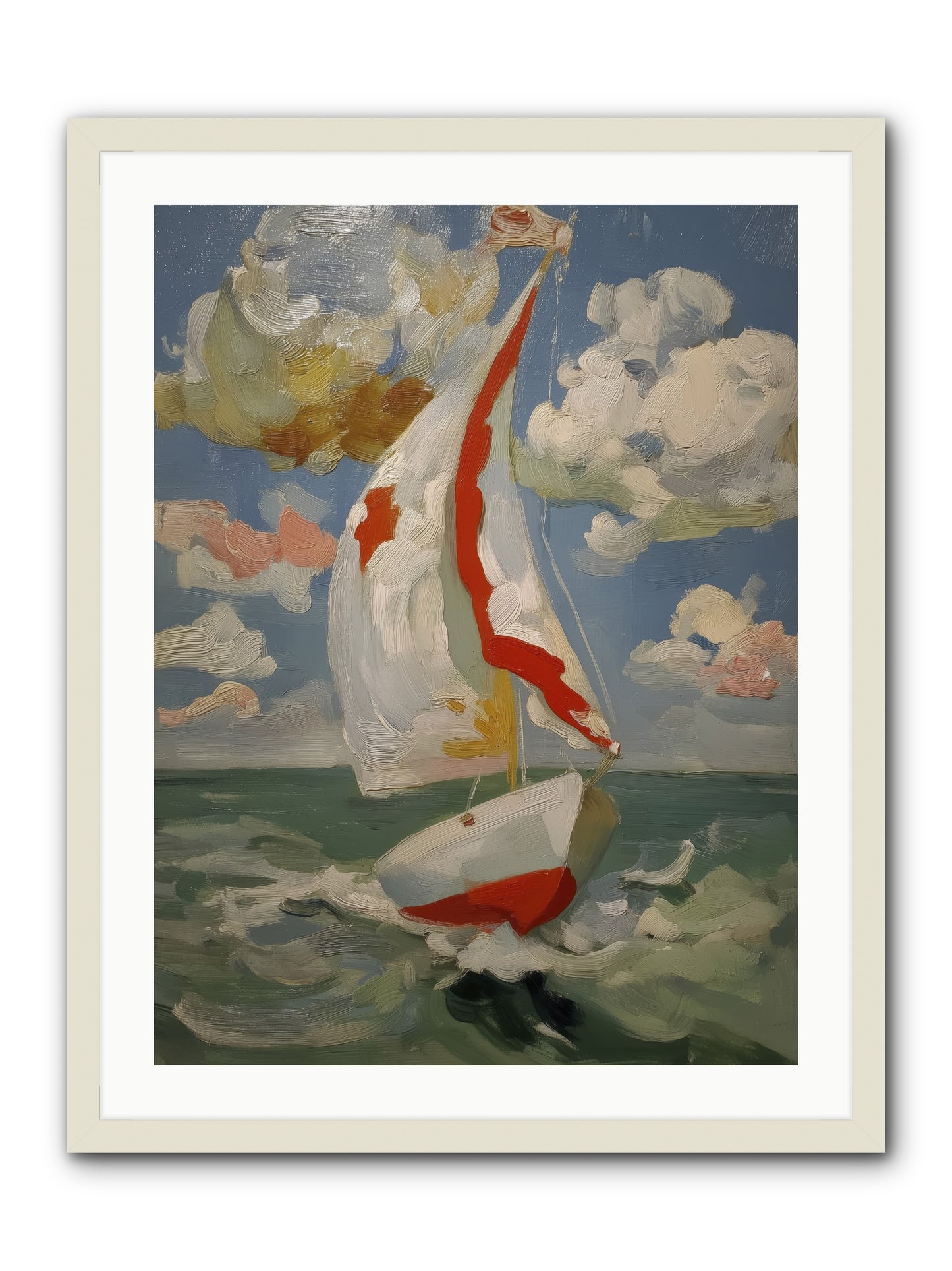 Perpetual Sunshine -- Framed Print - White 24x32