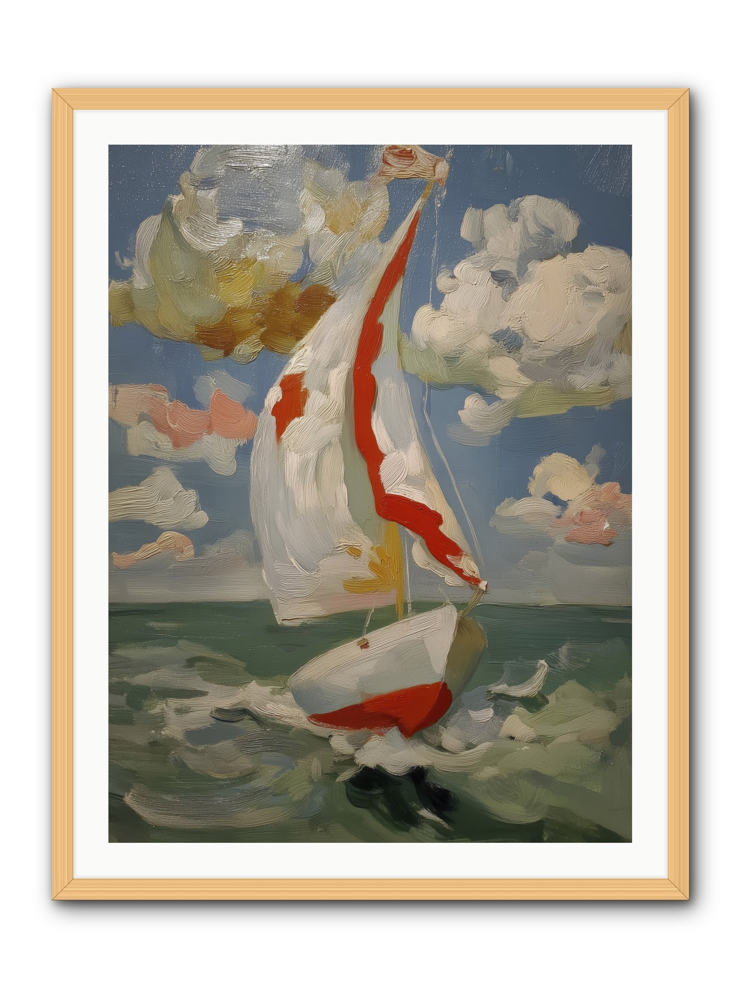 Perpetual Sunshine -- Framed Print - Natural 30x40