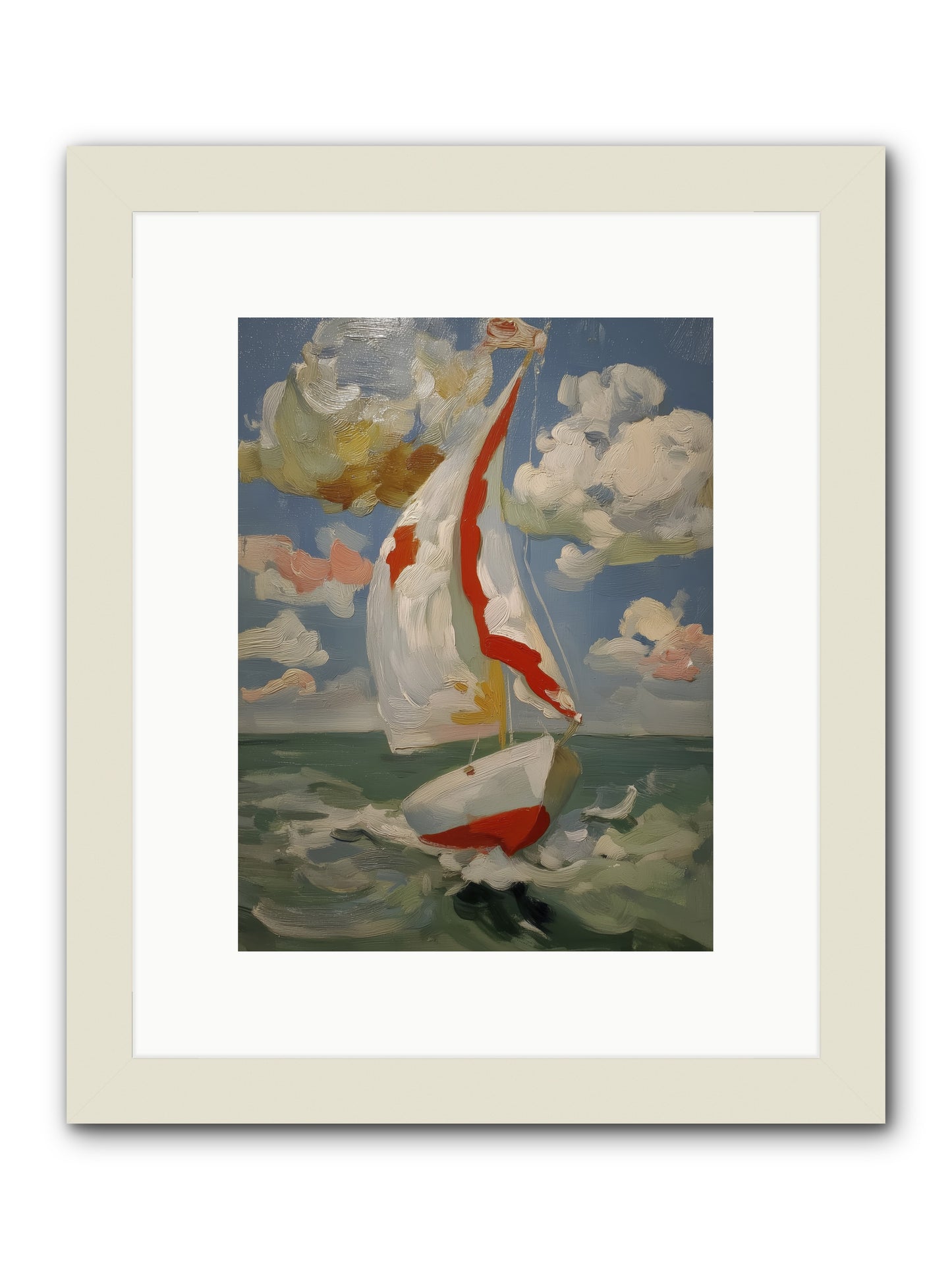 Perpetual Sunshine -- Framed Print - White 9x12